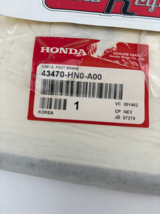HONDA FOOT BRAKE CABLE 43470-HN0-A00 H216