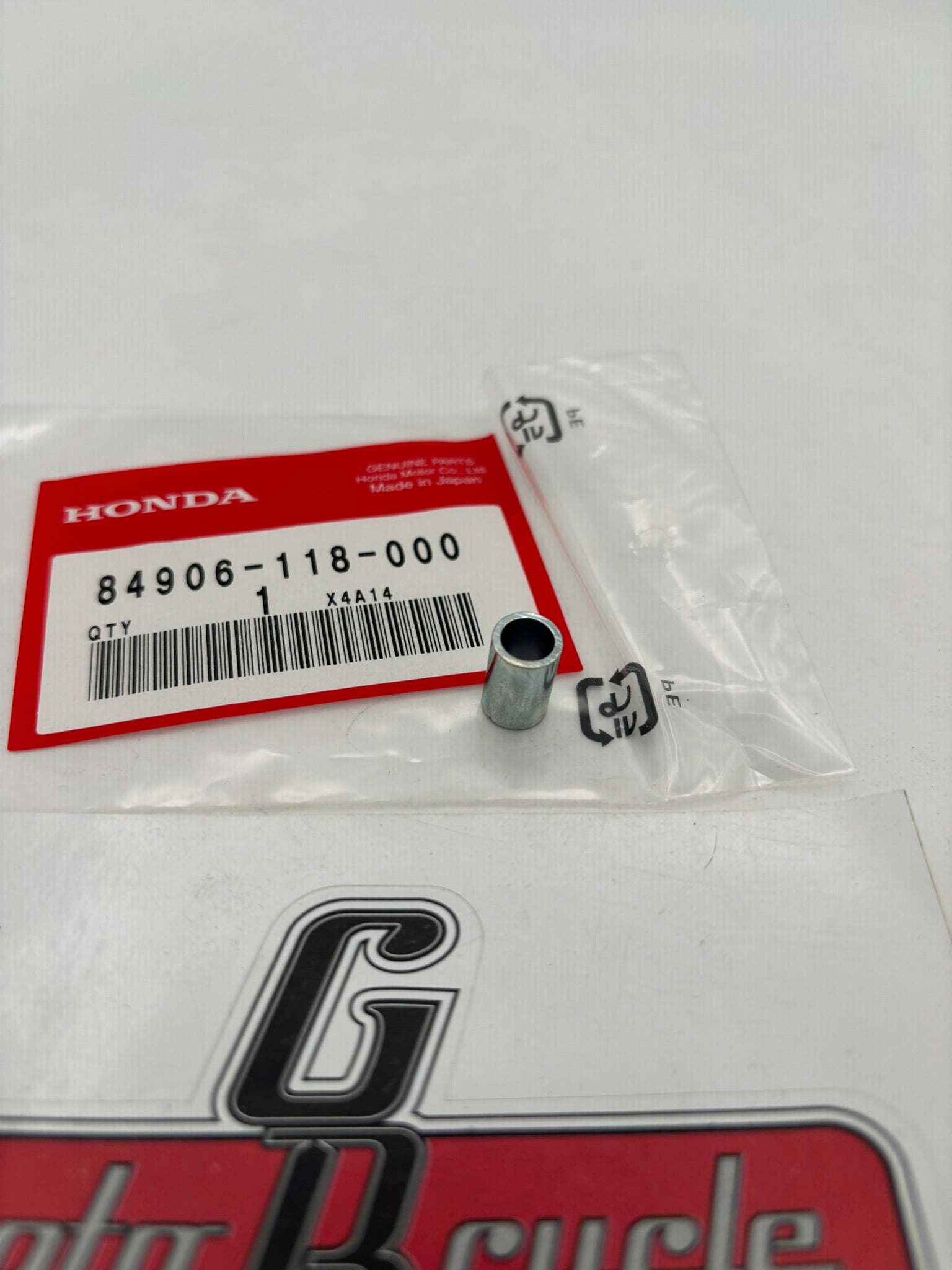 HONDA NUMBER BRACKET SETTING COLLAR 84906-118-000 H218