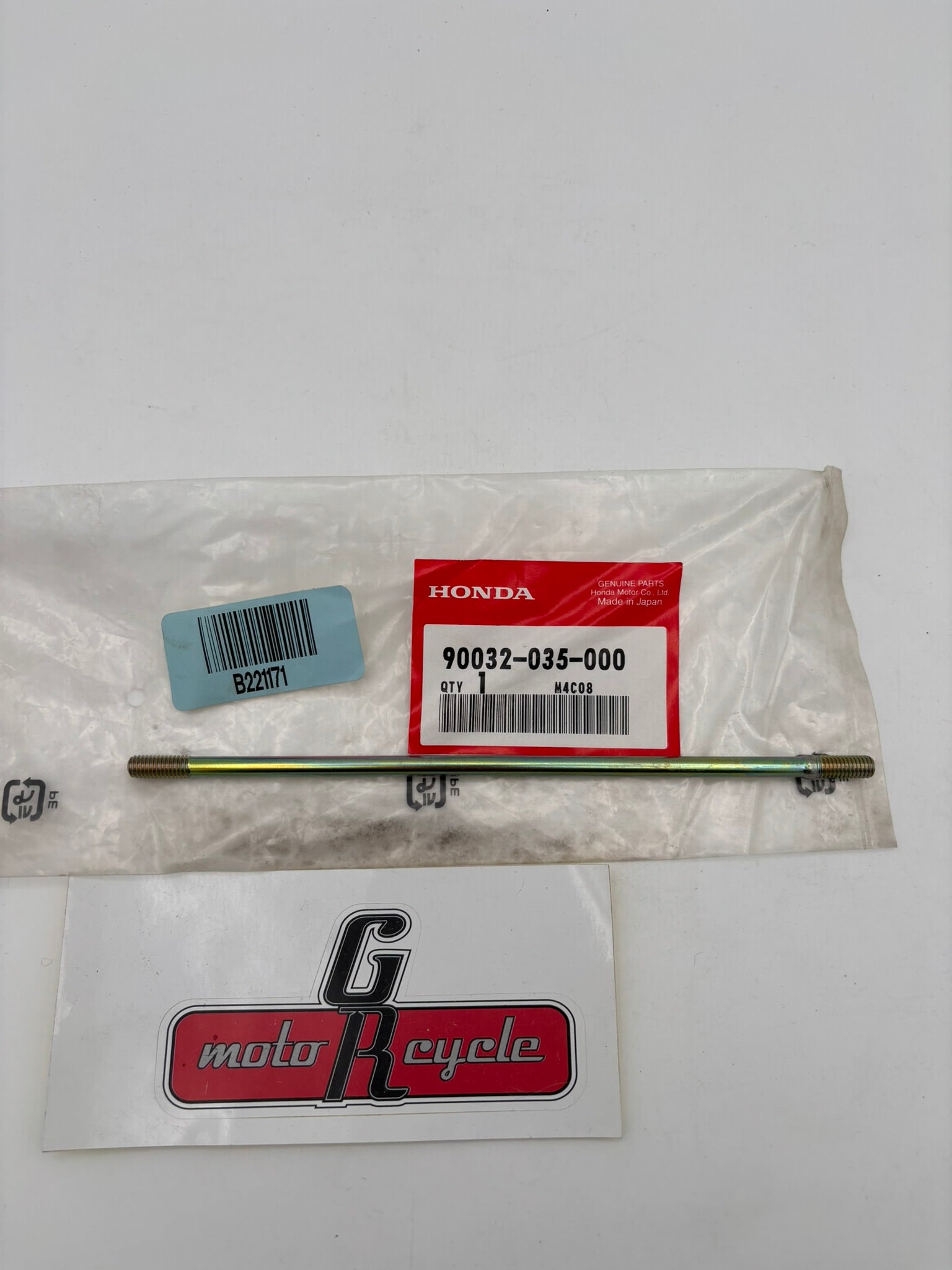 HONDA CYLINDER STUD BOLT B 90032-035-000 H219