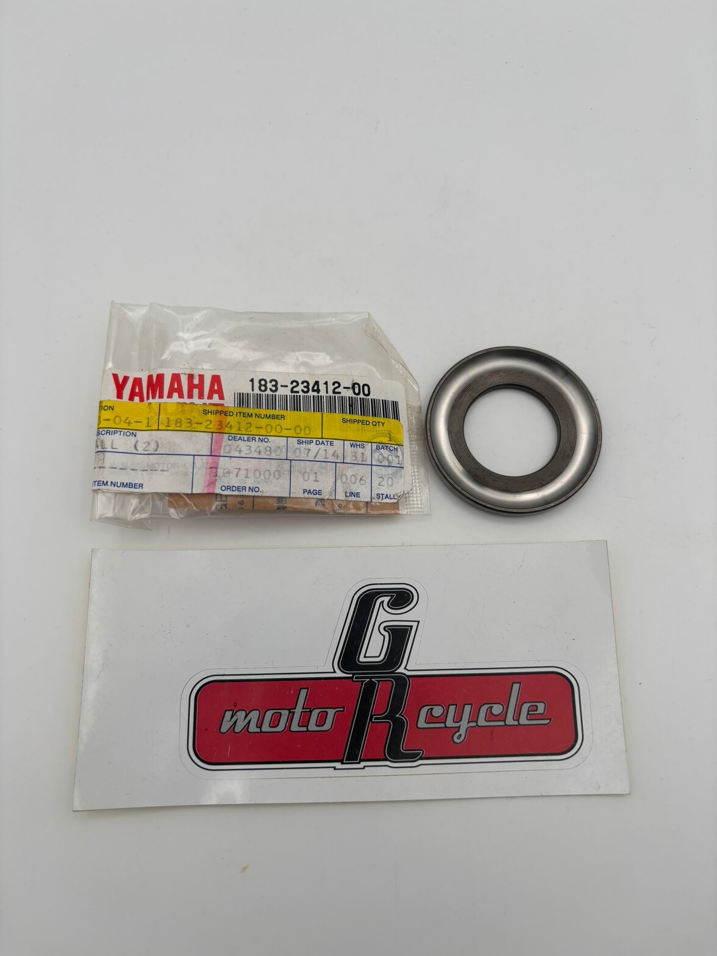 YAMAHA BALL RACE (2) SUB 4FP-F3412-10-00 183-23412-00-00 Y274