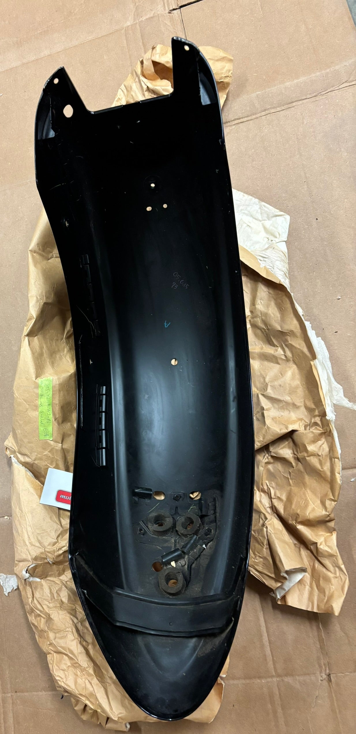 YAMAHA 2006 - 2007 V STAR CLASSIC REAR FENDER WITH FLAMES 5KS-Y216R-W1-P2 YBOX