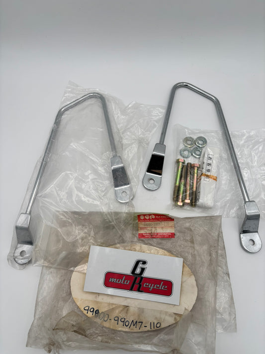 SUZUKI CHROME SADDLEBAG HOLDER GZ125 250 SUB 99950-70252 99950-70534 99000-990M7-110 S75