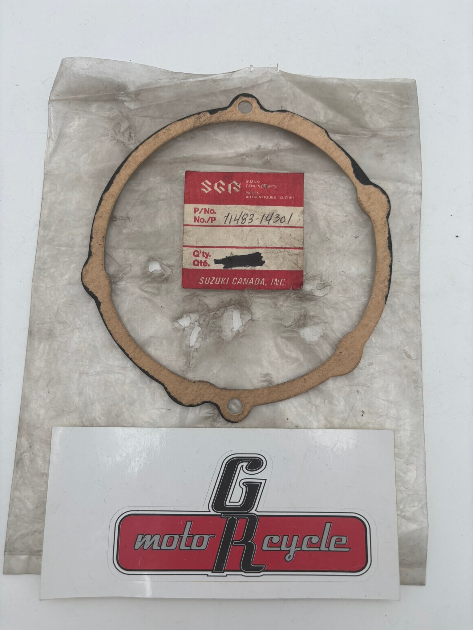 SUZUKI MAGNETO COVER GASKET SUB 11483-14301-H17 11483-14301 S83