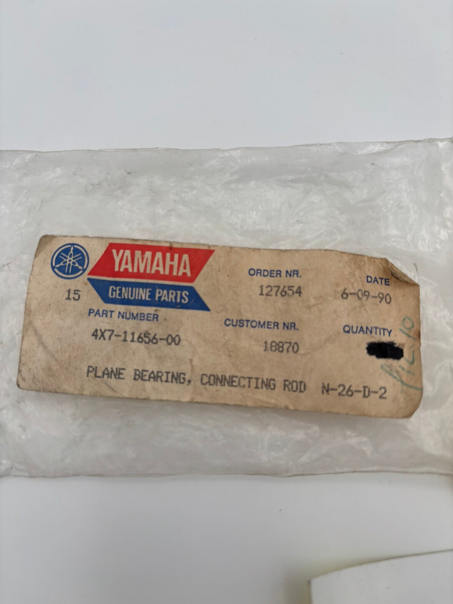 YAMAHA XVS1100 XV750 1982 - 2009 PLANE BEARING 4X7-11656-00-00 Y43