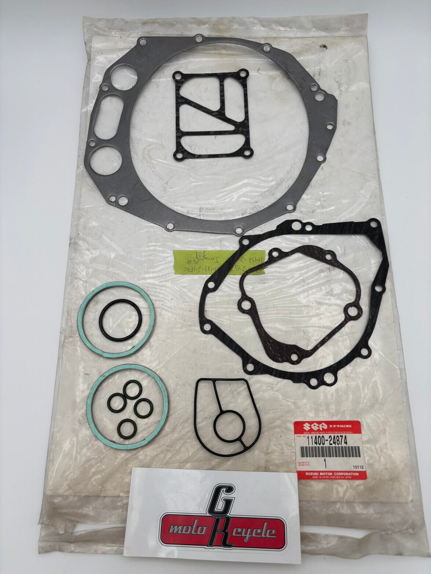 SUZUKI GASKET SET (INCOMPLETE) 11482-24F00 11483-24F00 SUB 11400-24875 11400-24876 11400-24874-I S84
