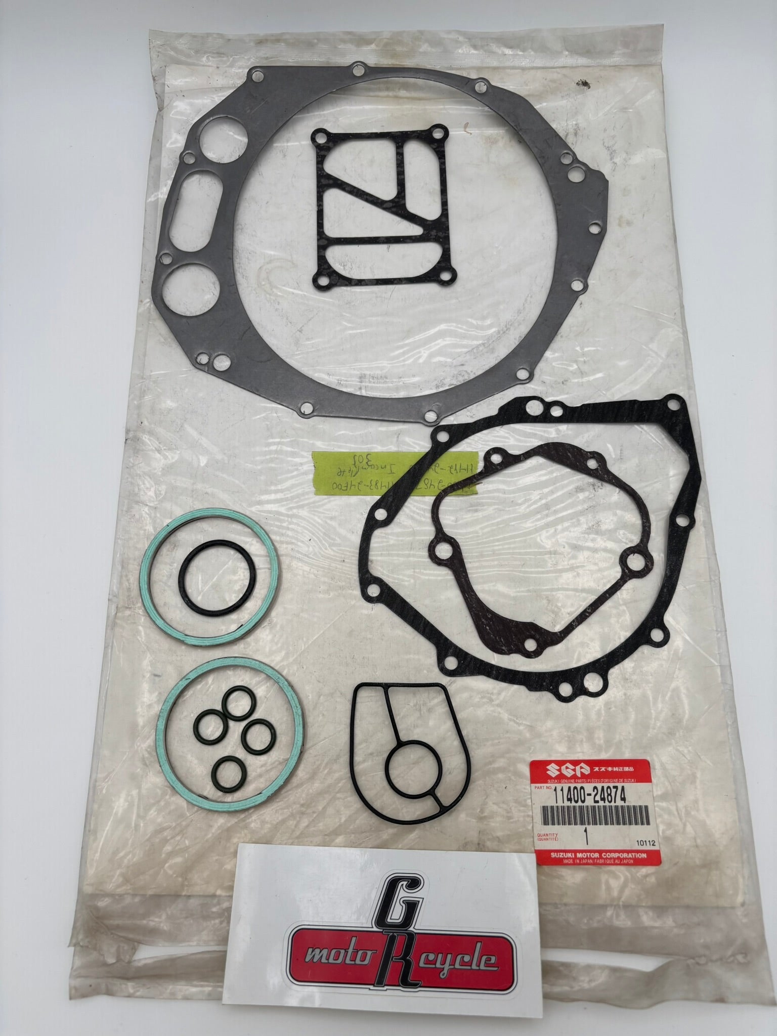 SUZUKI GASKET SET (INCOMPLETE) 11482-24F00 11483-24F00 SUB 11400-24875 11400-24876 11400-24874-I S84