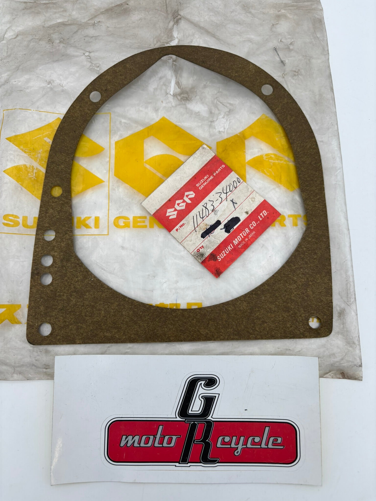 SUZUKI GENERATOR COVER GASKET 11483-34000 S84