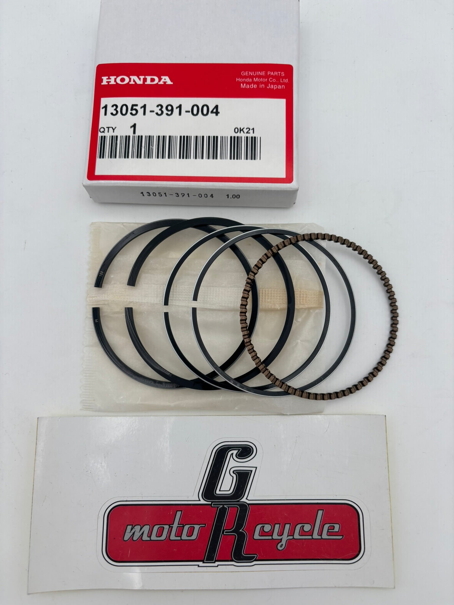 HONDA PISTON RING SET (1.00) 13051-391-004 H12
