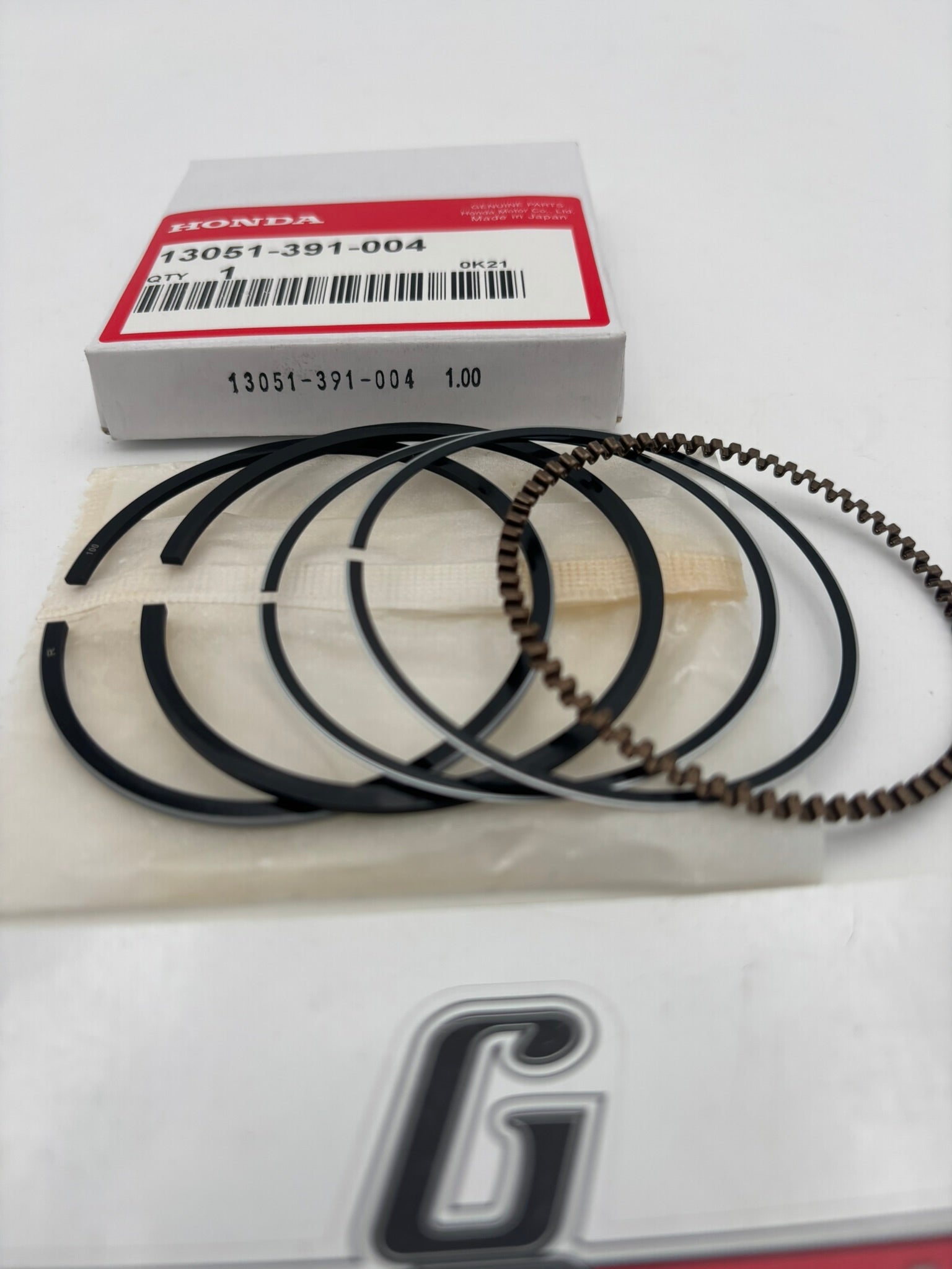HONDA PISTON RING SET (1.00) 13051-391-004 H12