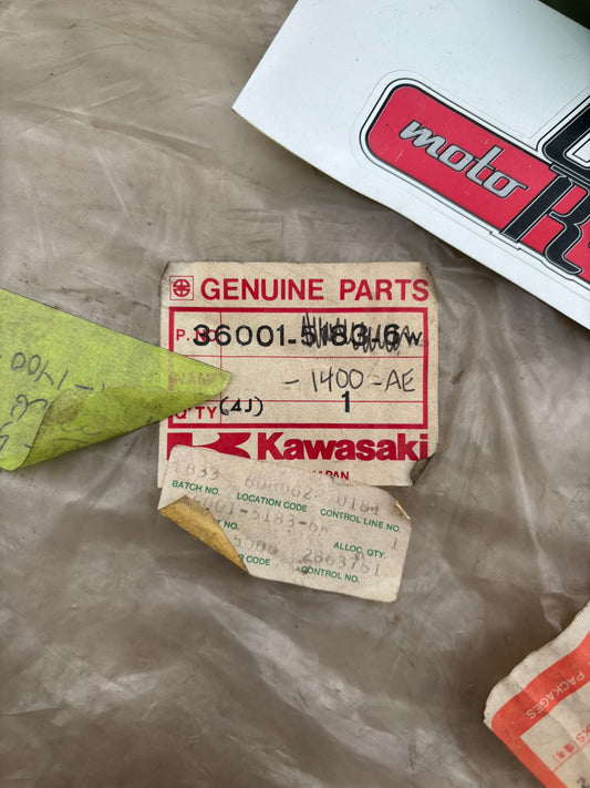 KAWASAKI LEFT HAND SIDE COVER L.GREEN SUB 36001-1400-AE 36001-5183-6W K42