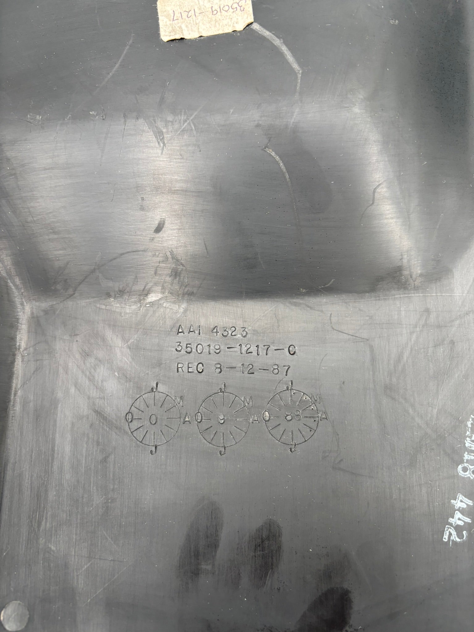 KAWASAKI RIGHT HAND LOWER FRONT FLAP 35019-1217 K44