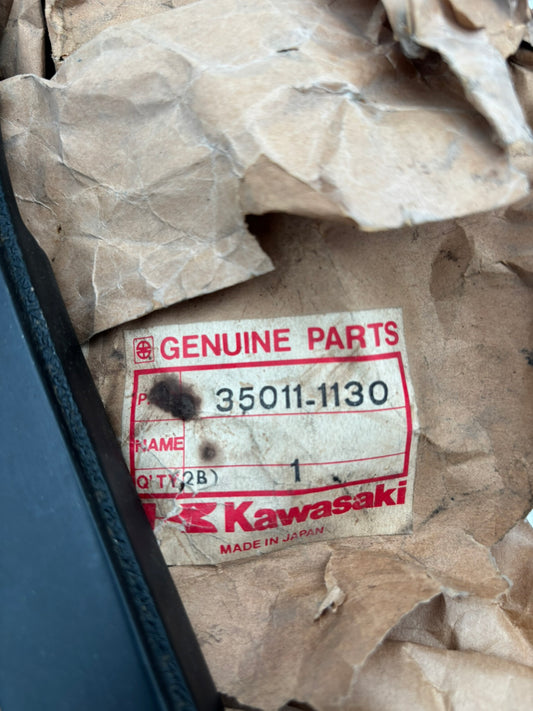 KAWASAKI USED LEFT HAND MUFFLER STAY 35011-1130-U K46