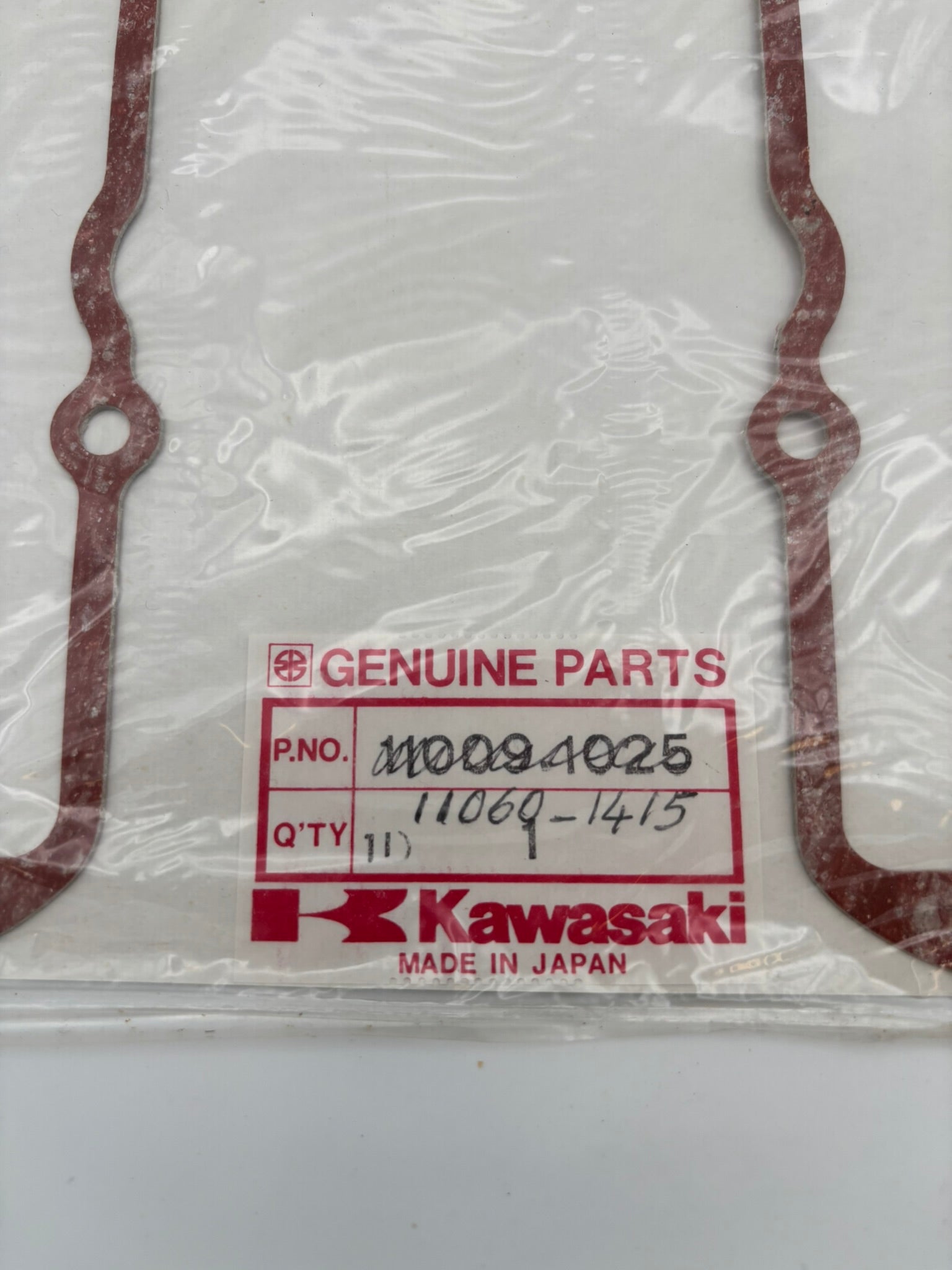 KAWASAKI CYLINDER HEAD COVER GASKET SUB 11060-1415 11009-1025 K47