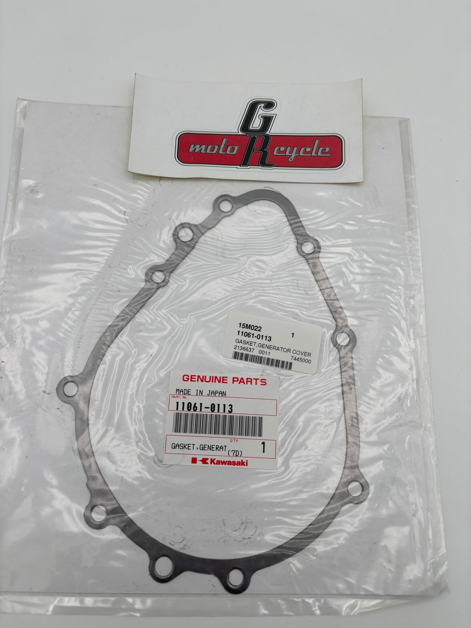 KAWASAKI GENERATOR COVER GASKET 11061-0113 K48