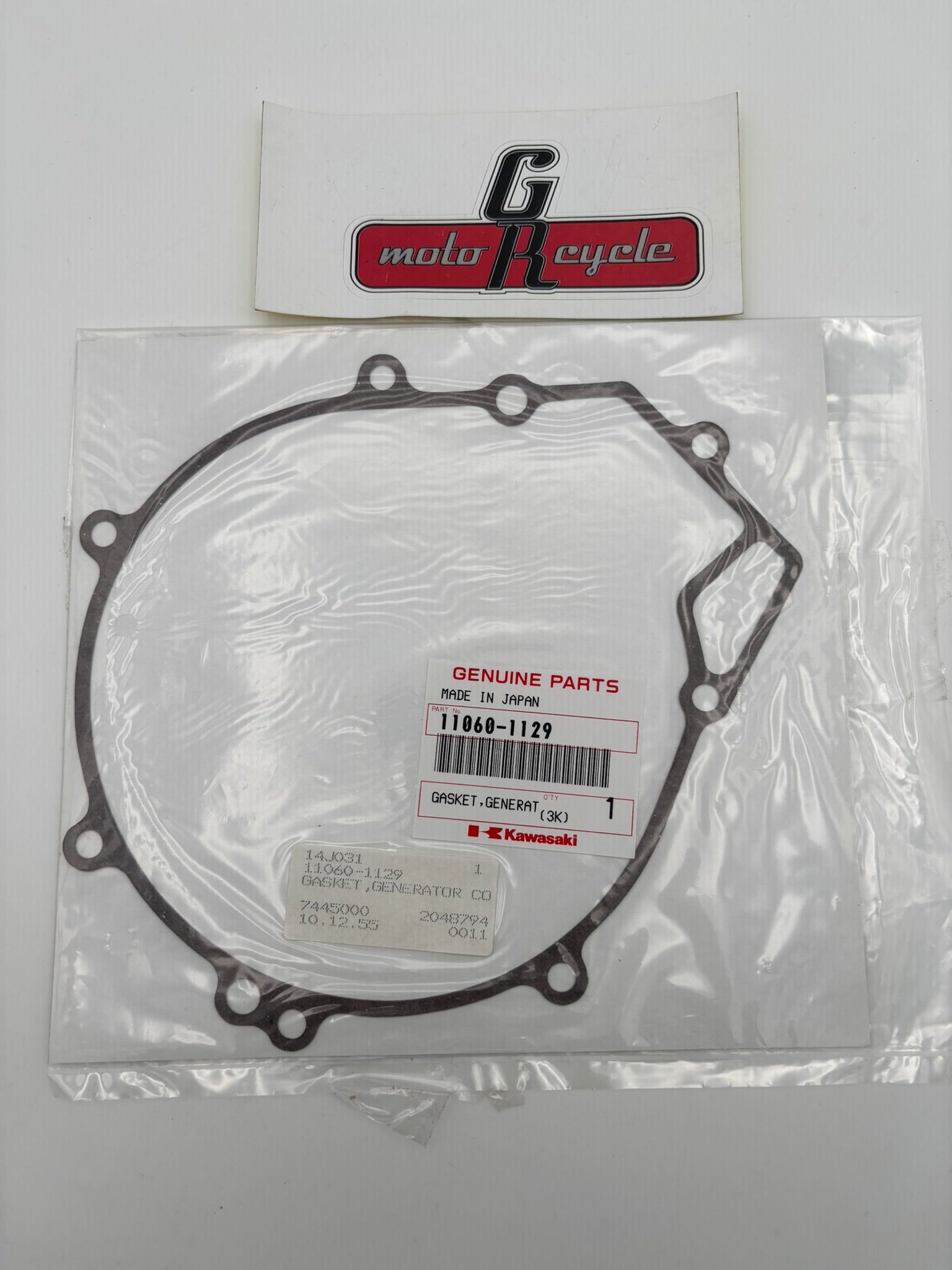 KAWASAKI GENERATOR COVER GASKET 11060-1129 K48