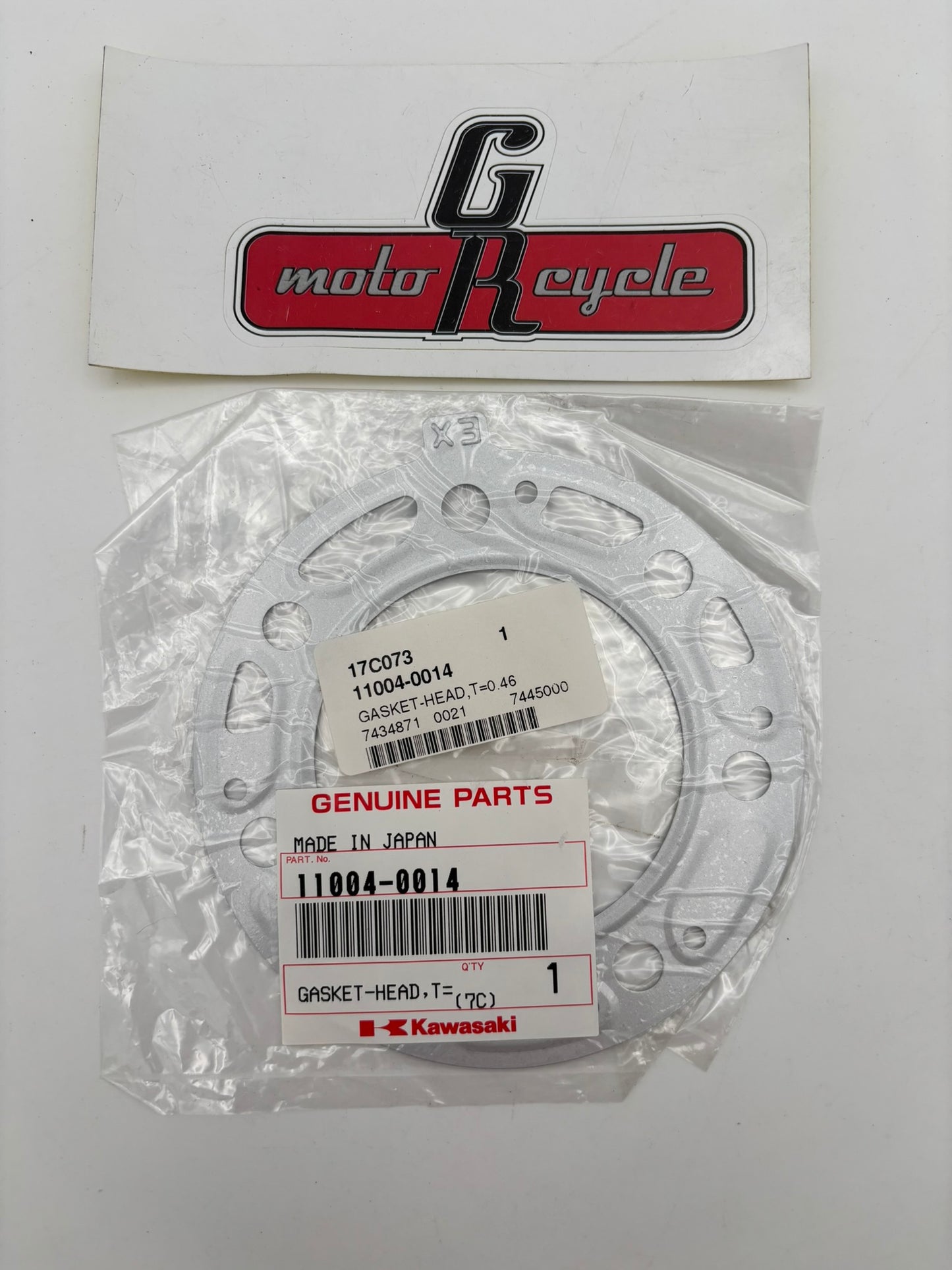 KAWASAKI CYLINDER HEAD GASKET T=0.46 11004-0014 K49
