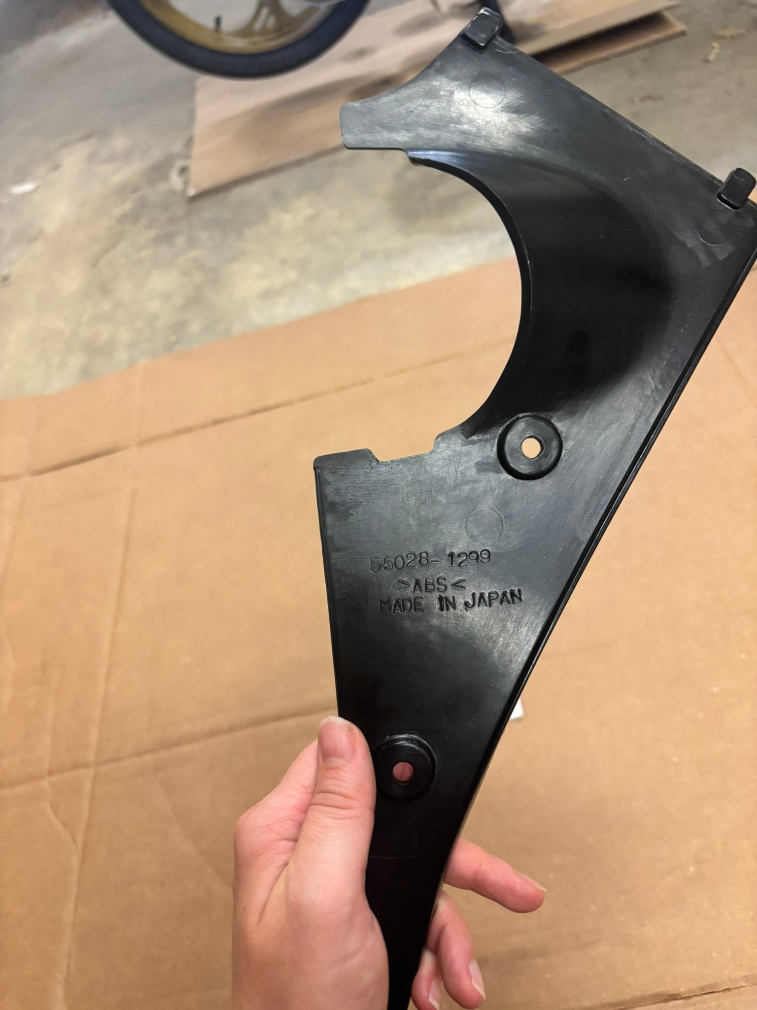 KAWASAKI RH FRONT COWLING GREEN 55028-1299 K50