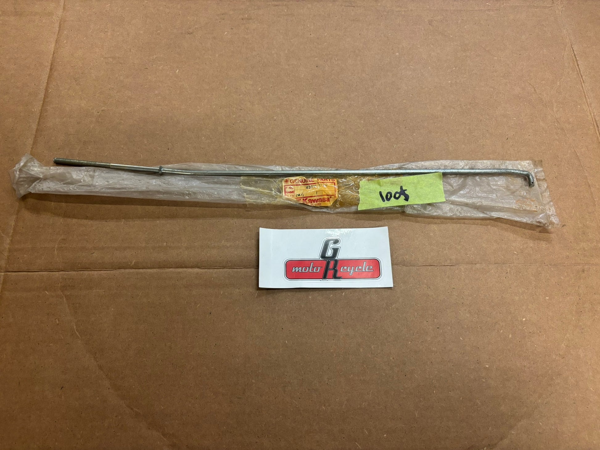 KAWASAKI KX80-A1 KX80-A2 BRAKE ROD 43011-1020 K50