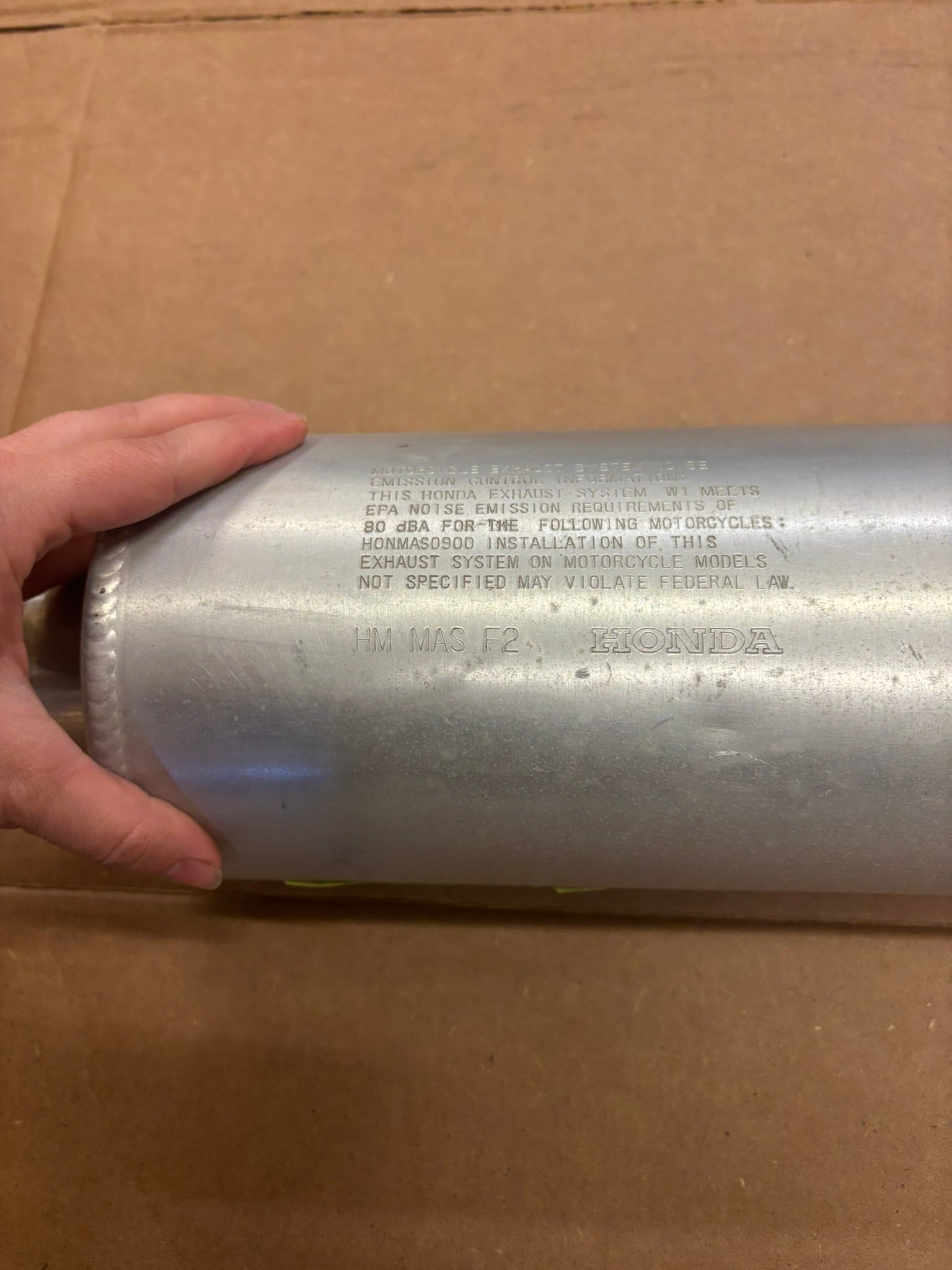 HONDA USED CBR900RR SILENCER MUFFLER SENKAI 2361 18310-MAS-A00-U HBOX