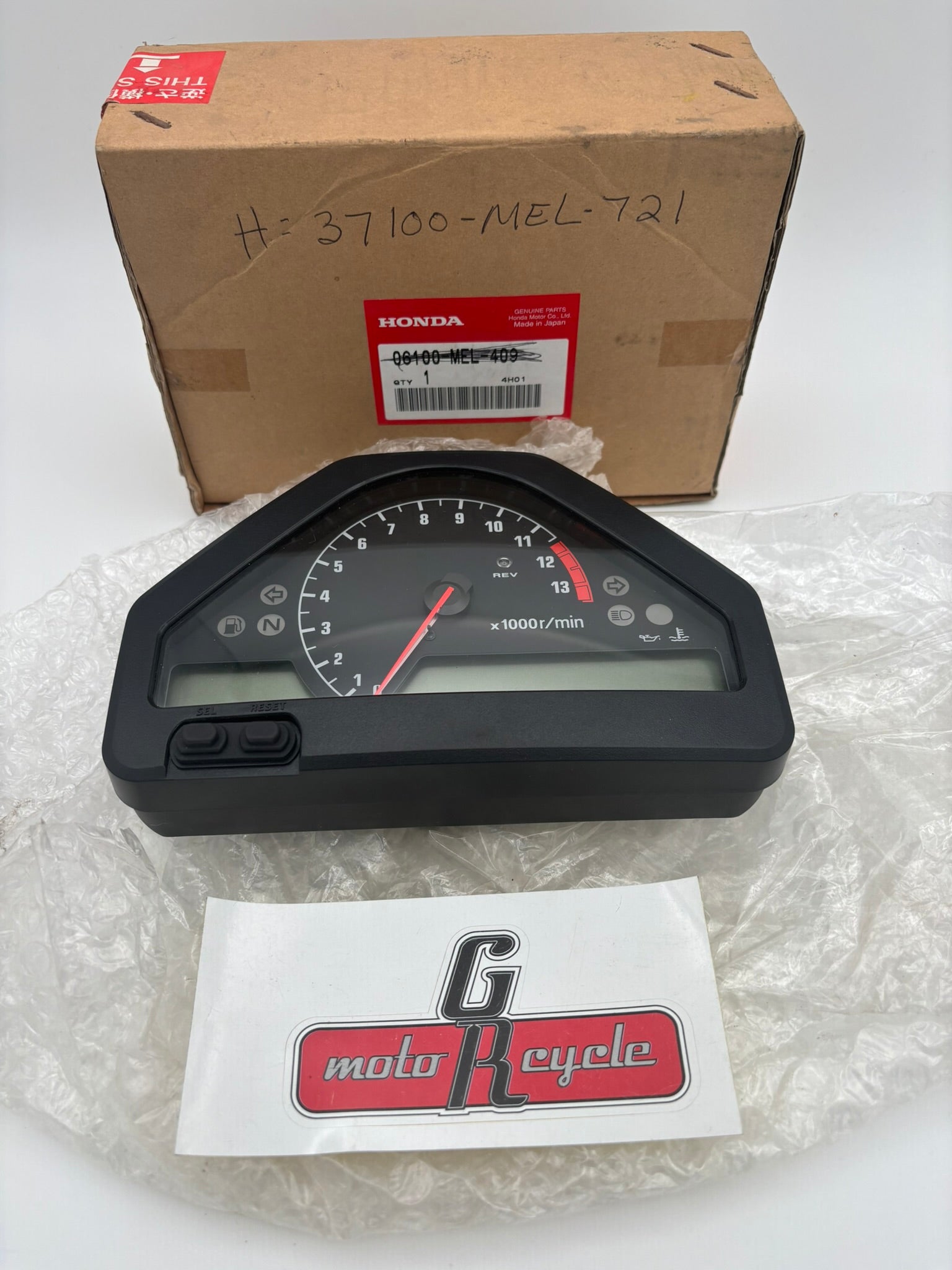 HONDA METER SET (SUB 37100-MEL-721 ) 06100-MEL-409 H222