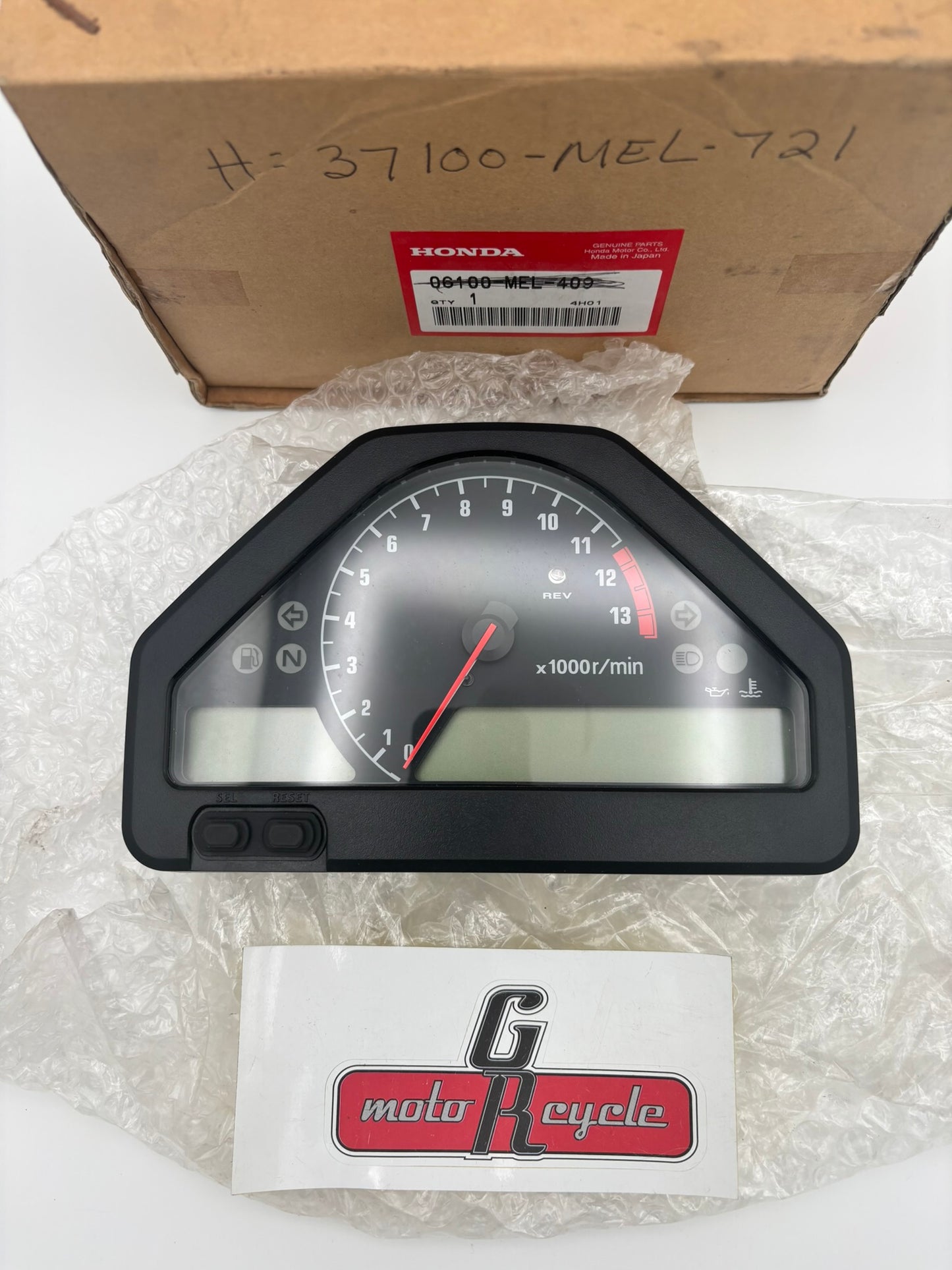 HONDA METER SET (SUB 37100-MEL-721 ) 06100-MEL-409 H222