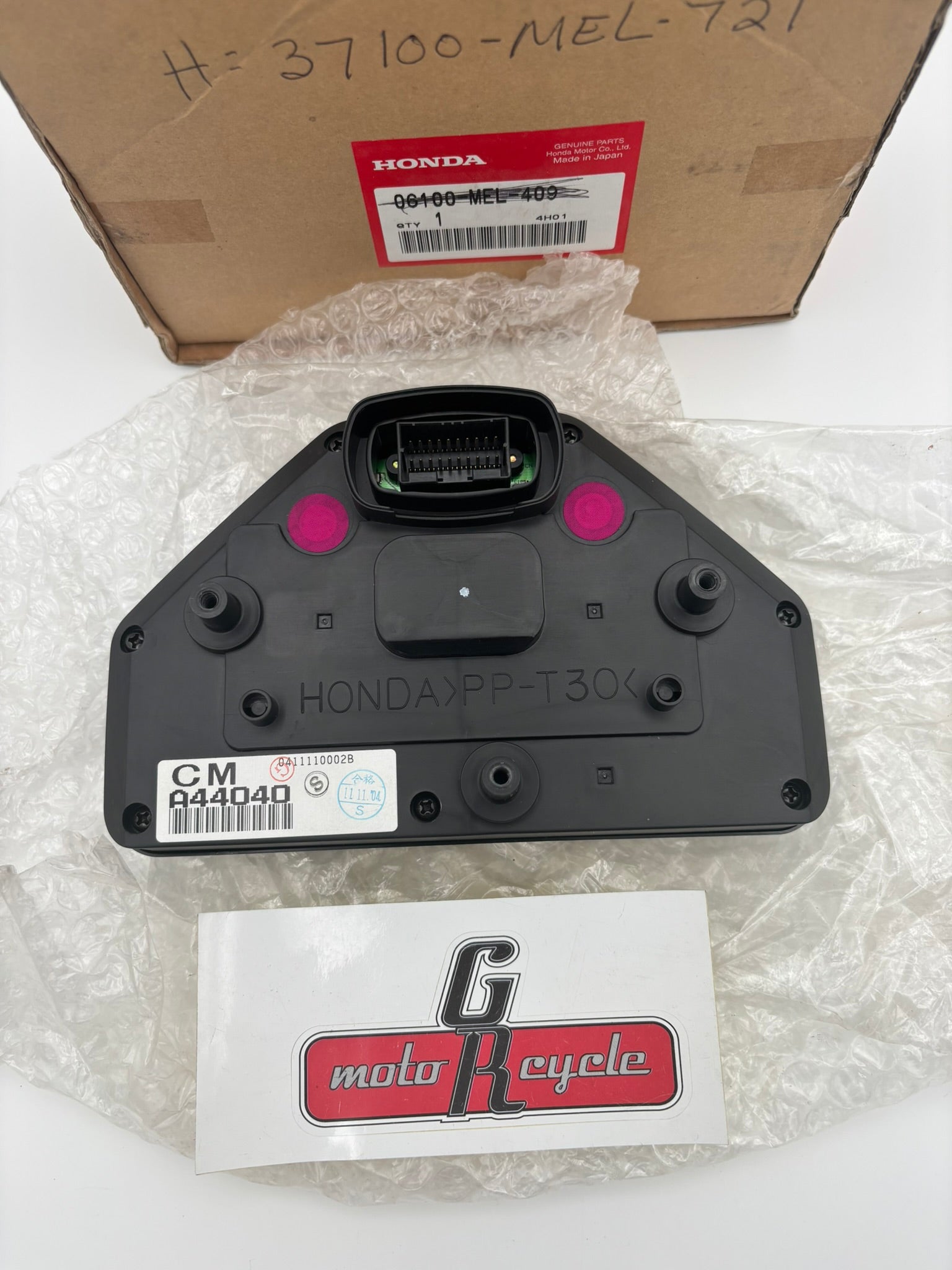 HONDA METER SET (SUB 37100-MEL-721 ) 06100-MEL-409 H222