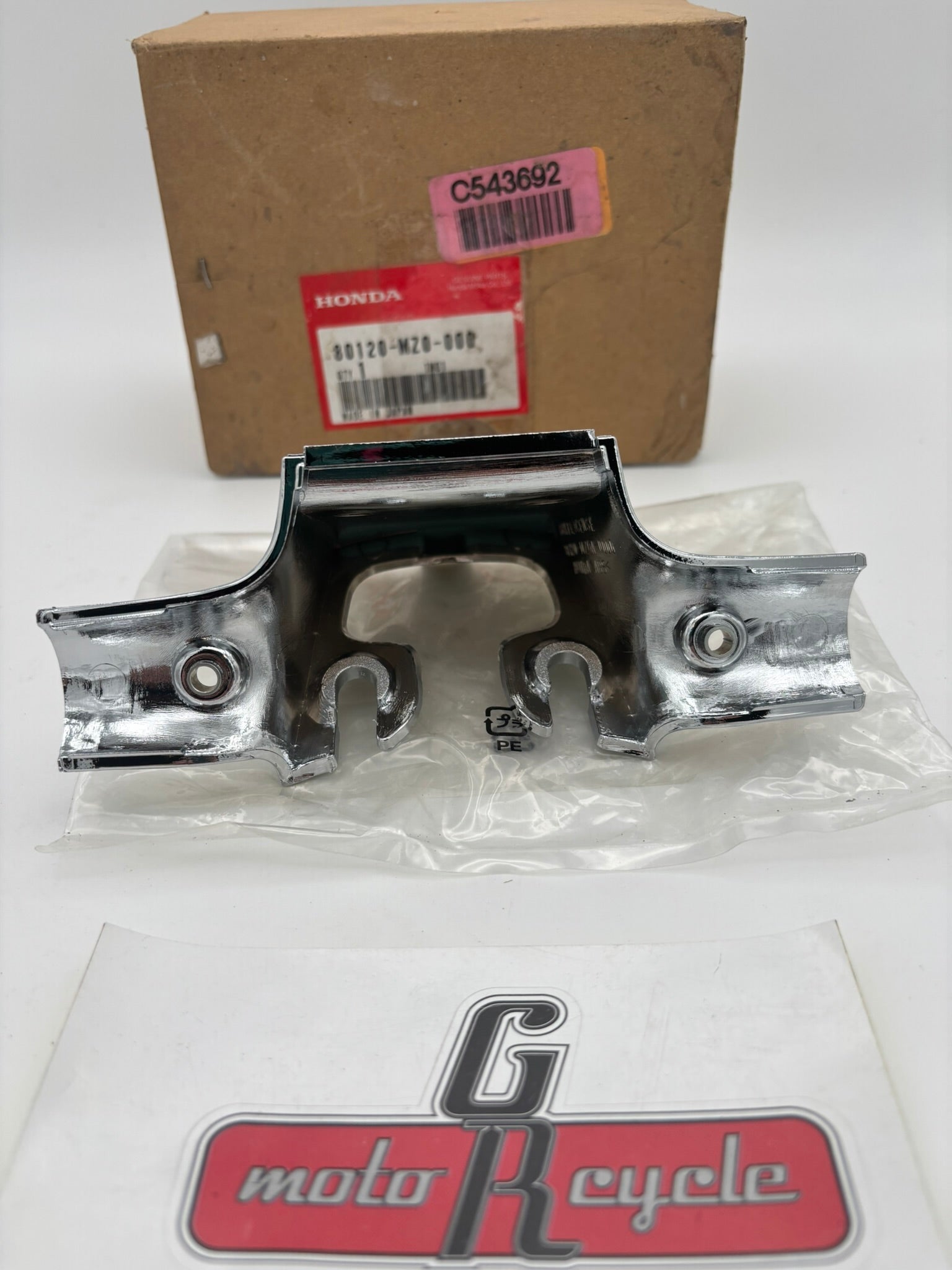 HONDA LICENSE LIGHT BRACKET 80120-MZ0-000 H222