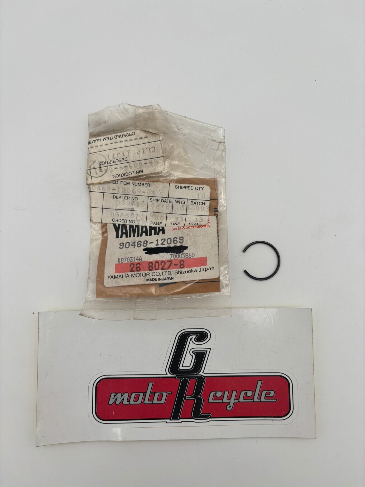 YAMAHA CLIP (1J7) 90468-12069-00 Y1