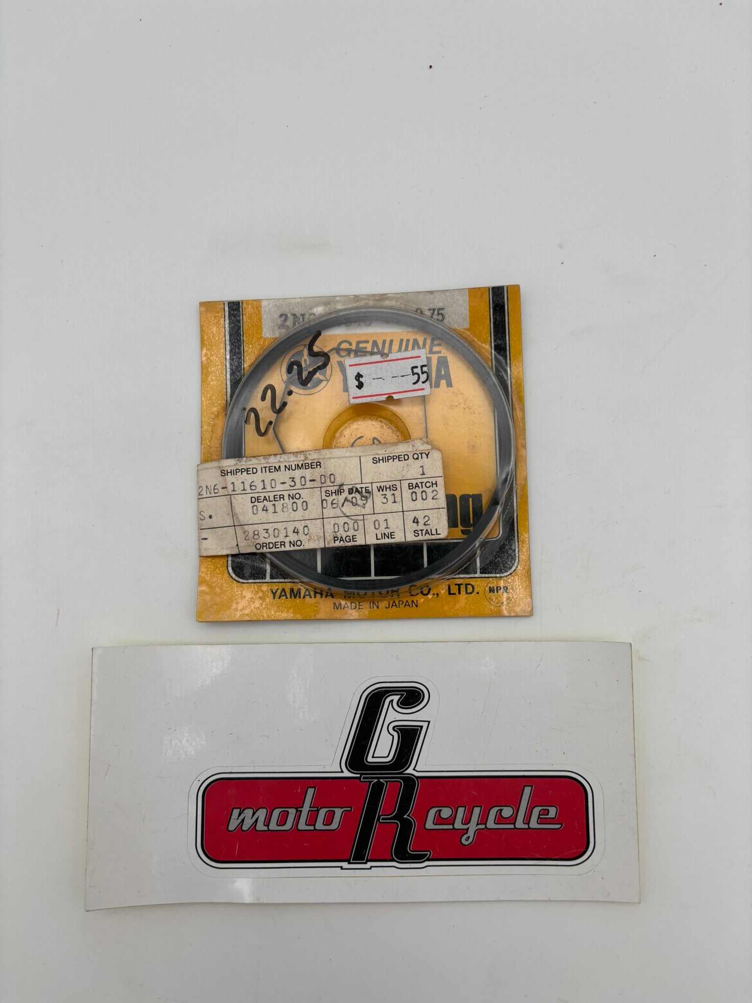 YAMAHA PISTON RING SET (3RD O/S 0.75MM) 2N6-11610-30-00 Y3