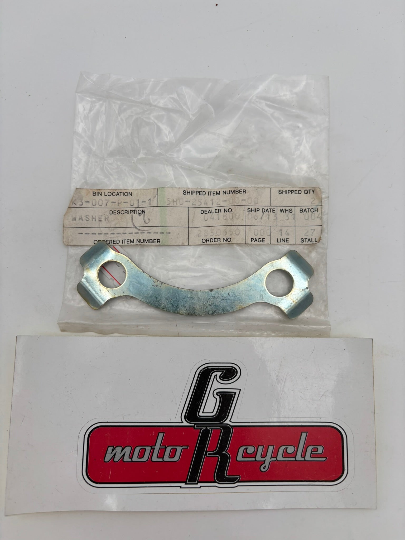 YAMAHA WASHER 5H0-25412-00-00 Y4