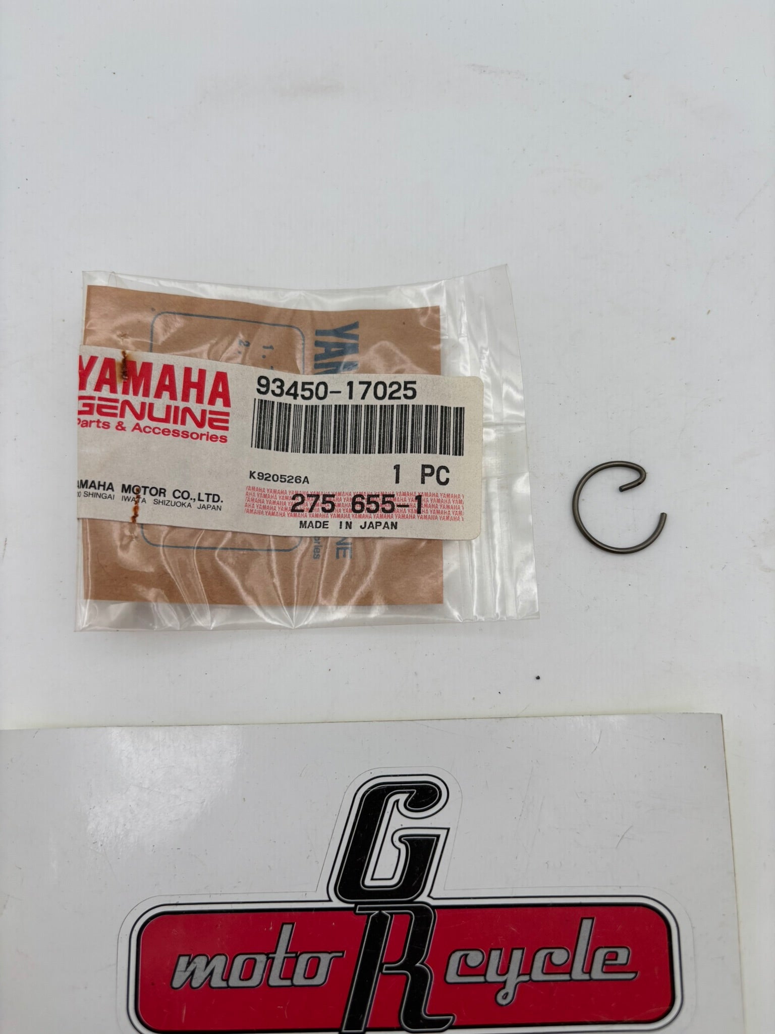 YAMAHA CIRCLIP (SUB 137-11634-00-00 ) 93450-17025-00 Y101
