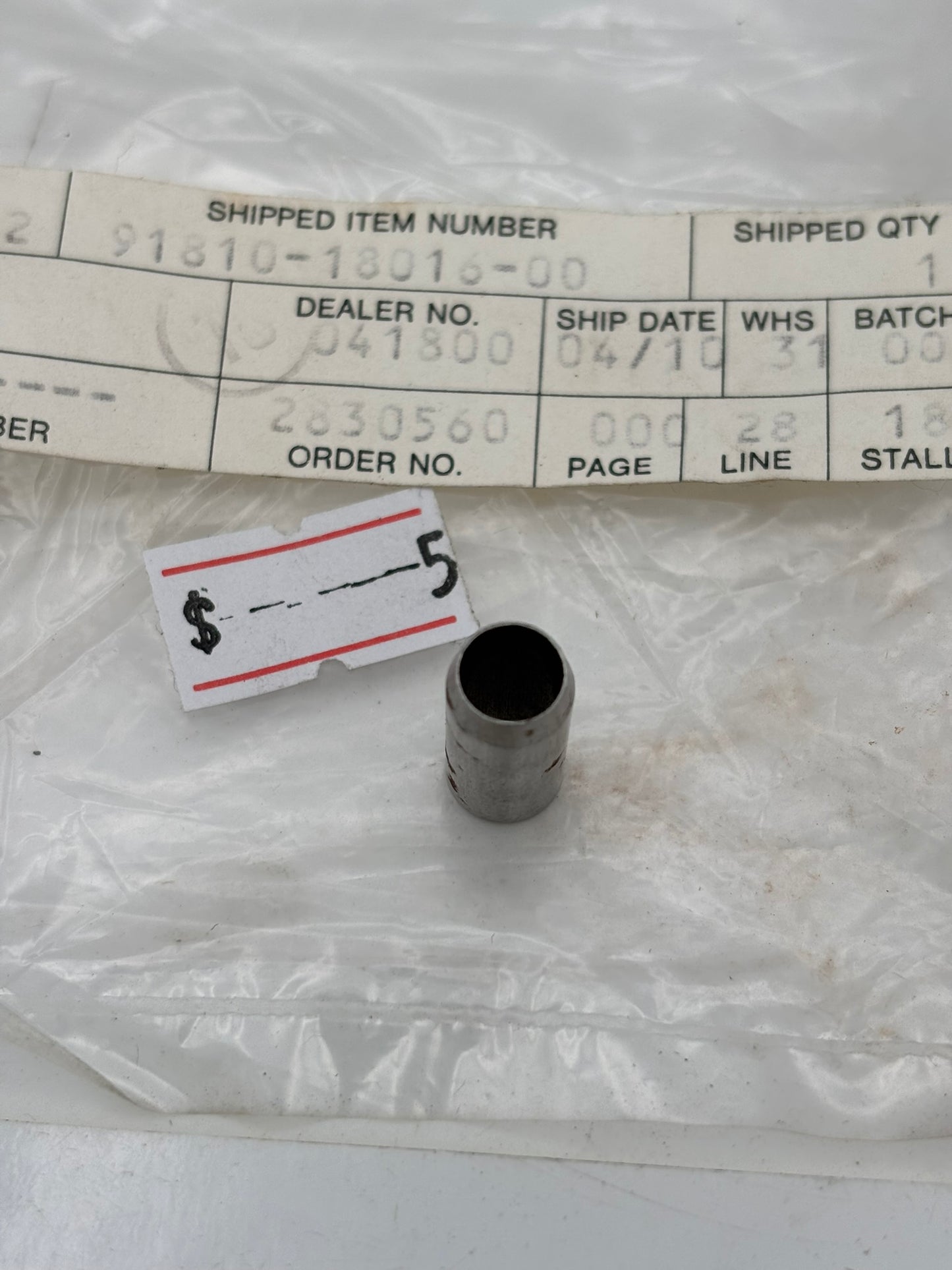 YAMAHA DOWEL PIN (SUB 99510-08016-00 91808-16023-00 ) 91810-18016-00 Y4