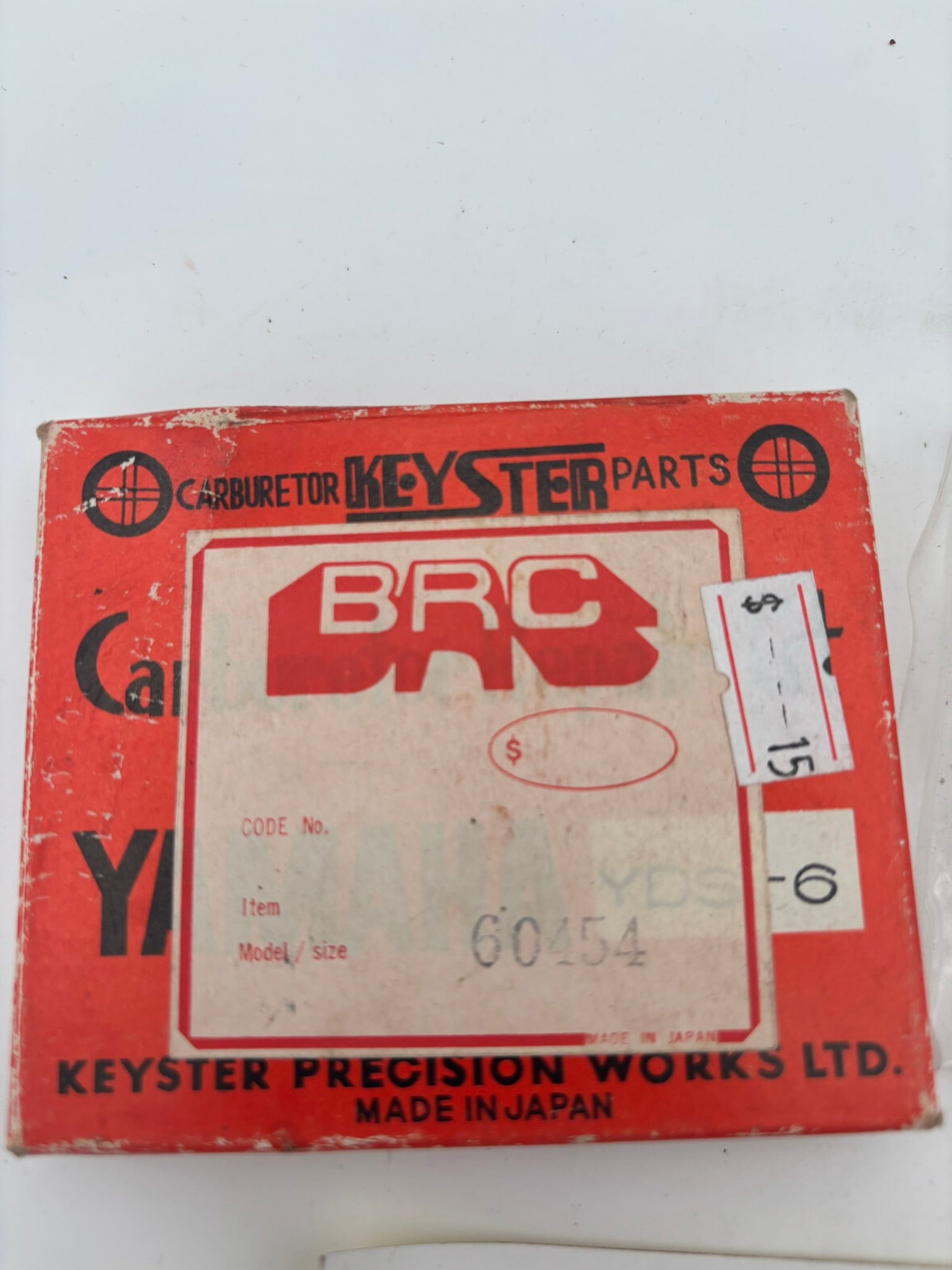 YAMAHA YDS6 1968 KEYSTER CARBURETOR REPAIR KIT (KY-0114) 60454 Y5