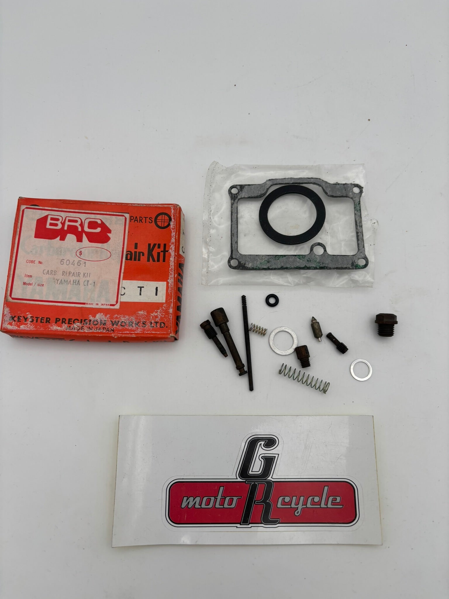 YAMAHA CT1 1969 KEYSTER CARBURETOR REPAIR KIT ( KY-0118 ) INCOMPLETE 60461-I Y5