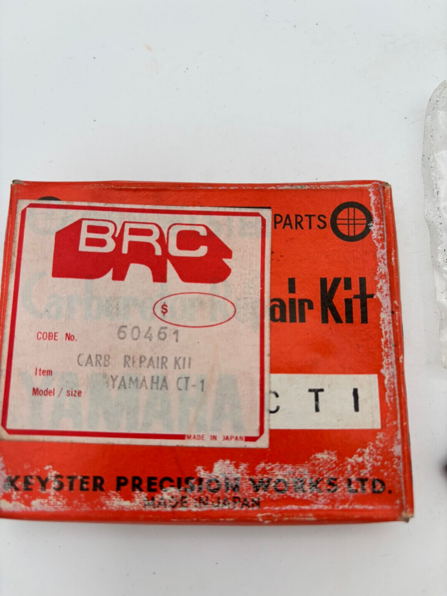 YAMAHA CT1 1969 KEYSTER CARBURETOR REPAIR KIT ( KY-0118 ) INCOMPLETE 60461-I Y5