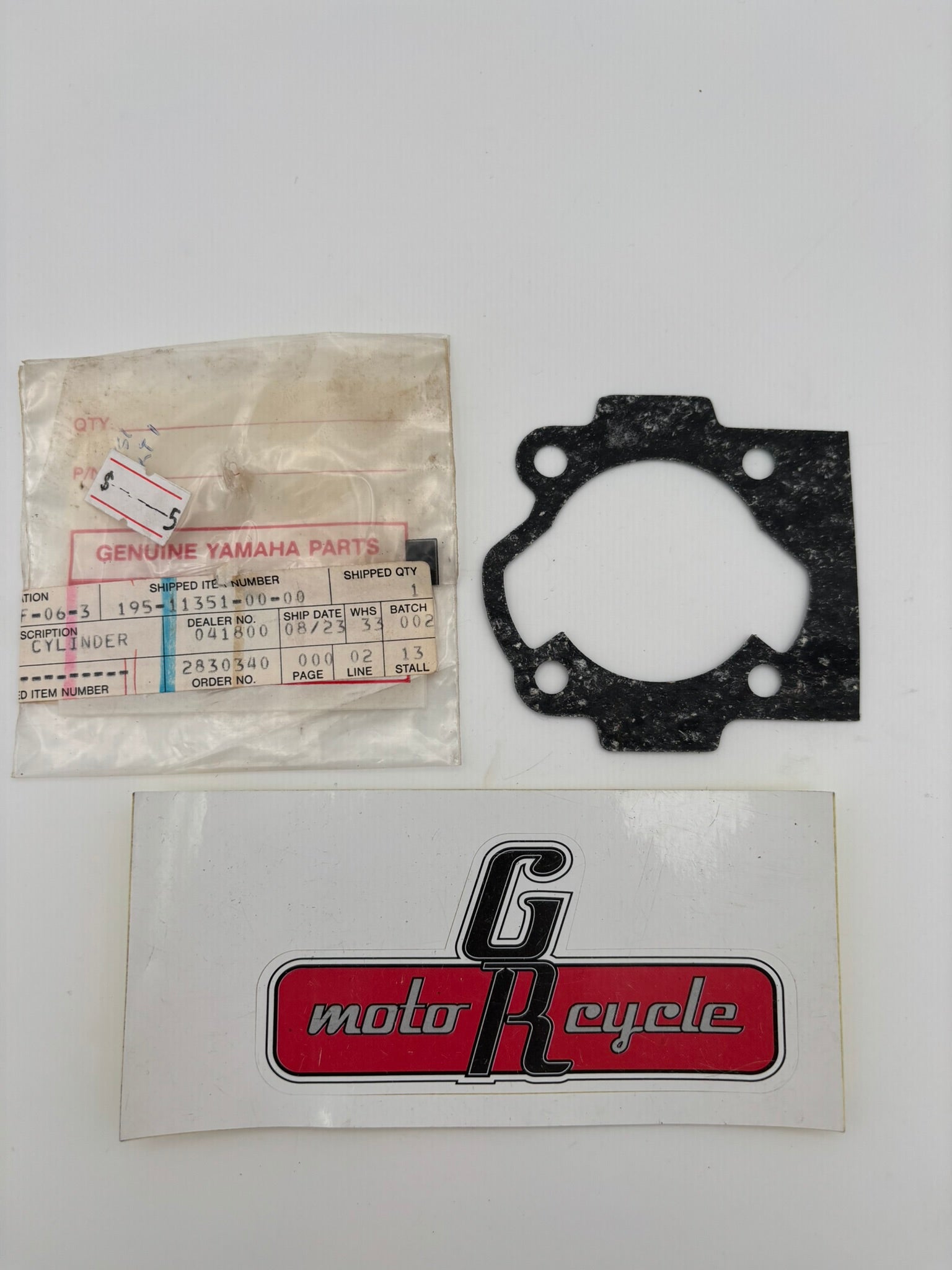 YAMAHA CYLINDER GASKET (SUB 132-11351-00-00 ) 195-11351-00-00 Y6