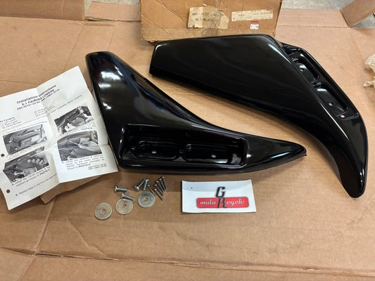 YAMAHA LOWER FAIRING SIDE COVER BLACK ABA-4X701-20-24 YBOX