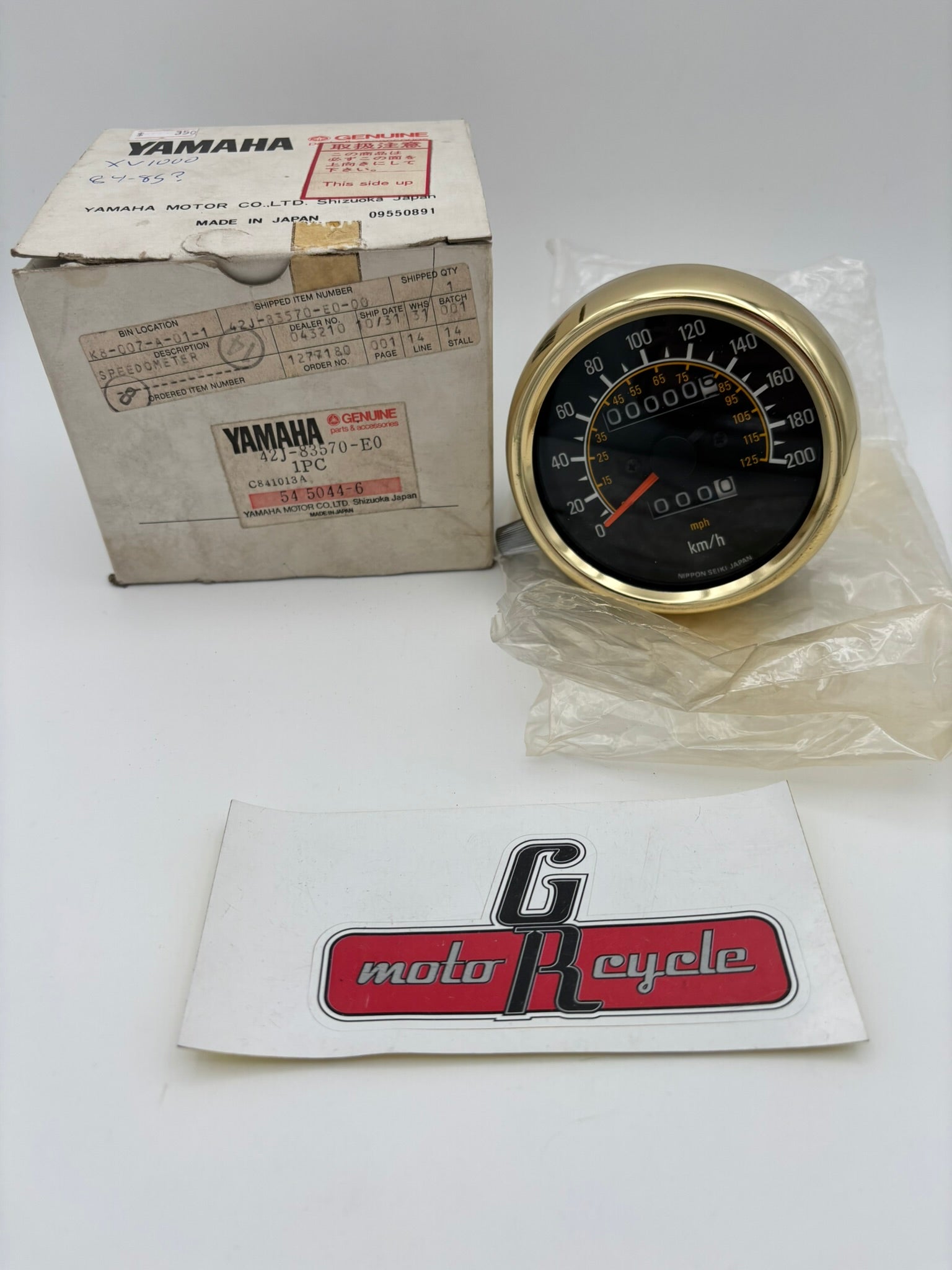 YAMAHA SPEEDOMETER ASSY 42J-83570-E0-00 Y10