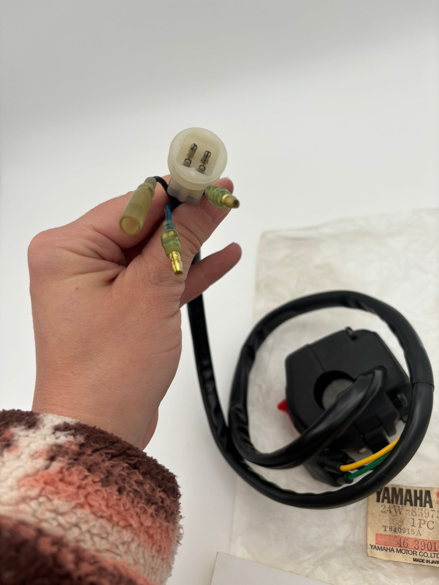 YAMAHA HANDLE SWITCH 3 (SUB 24W-83973-01-00 24W-83973-09-00 ) 24W-83973-00-00 Y12