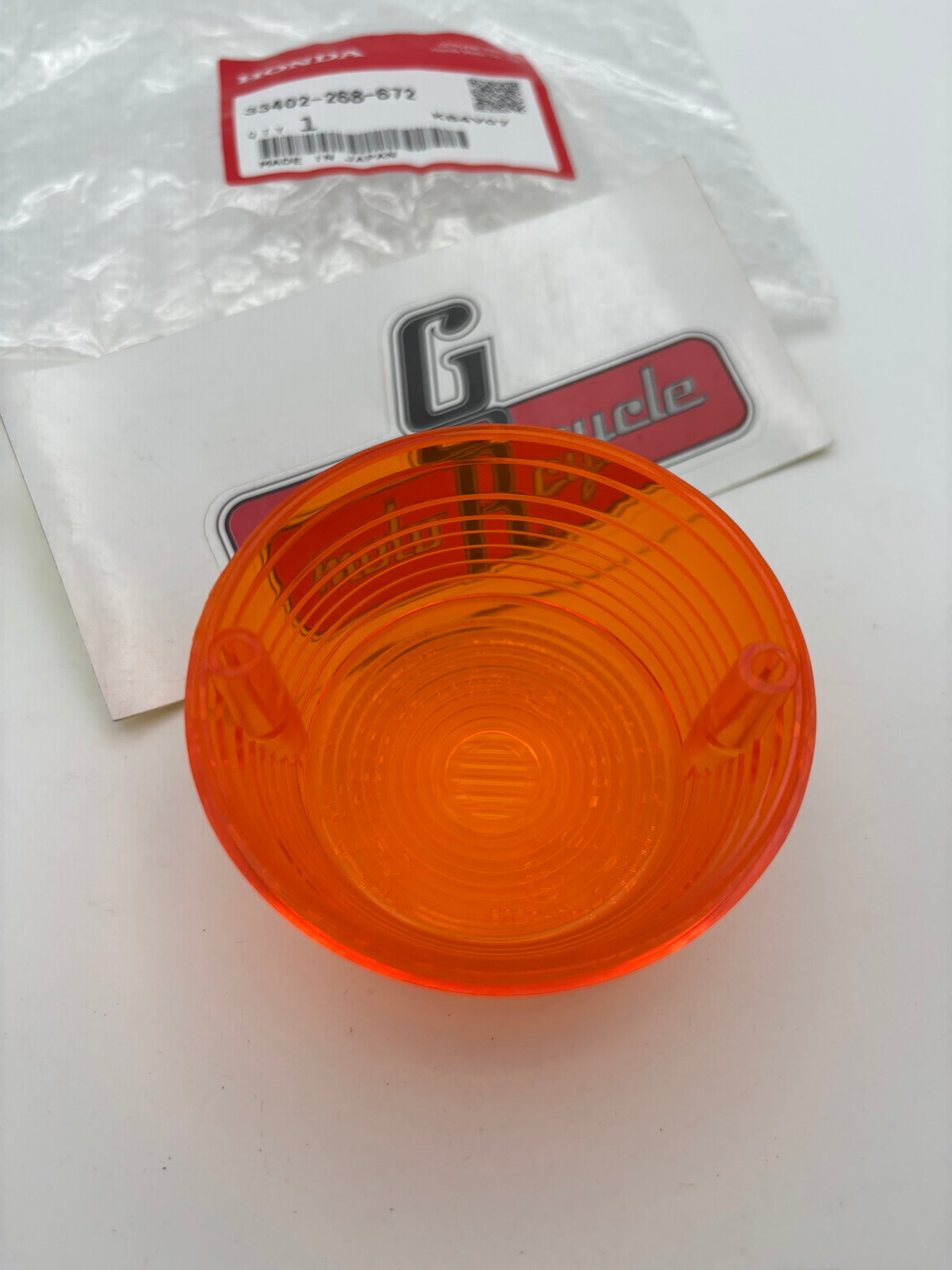 HONDA TURN SIGNAL LENS 33402-268-672 H102