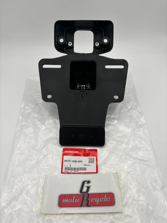 HONDA NUMBER PLATE BRACKET 84701-KV6-670 H100