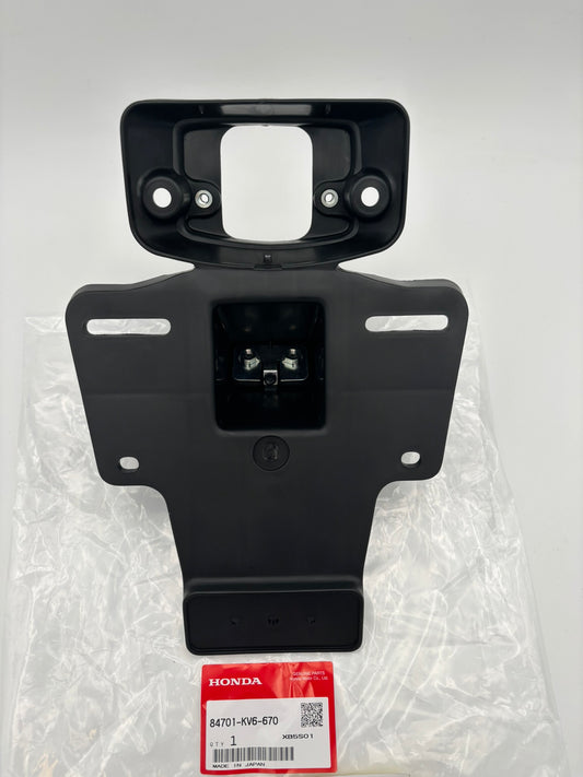 HONDA NUMBER PLATE BRACKET 84701-KV6-670 H100
