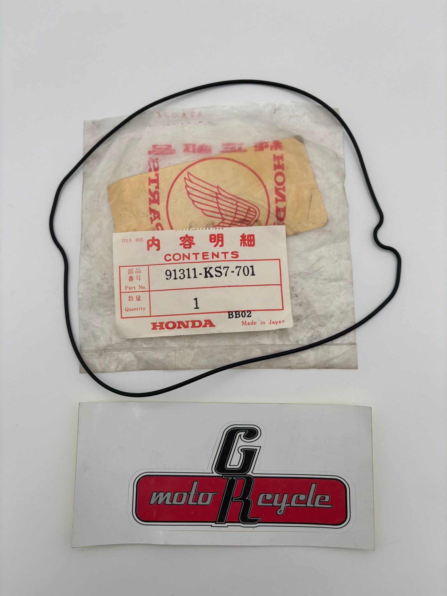 HONDA SPECIAL O-RING 91311-KS7-701 H100
