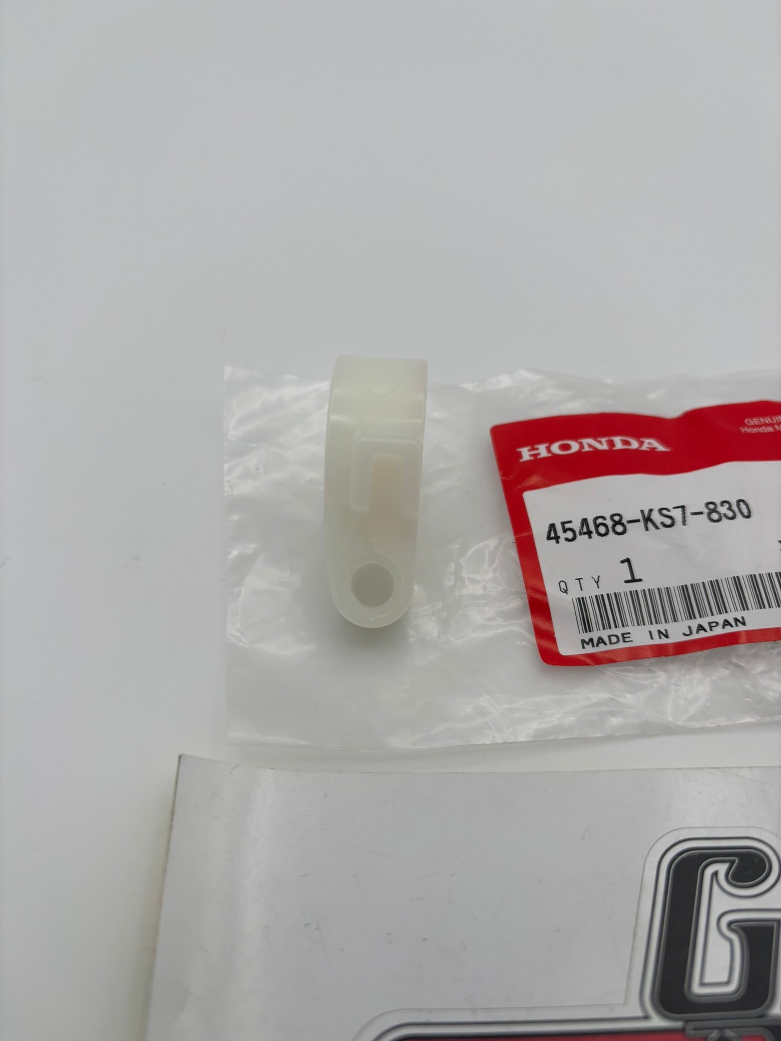 HONDA FRONT BRAKE HOSE GUIDE 45468-KS7-830 H100