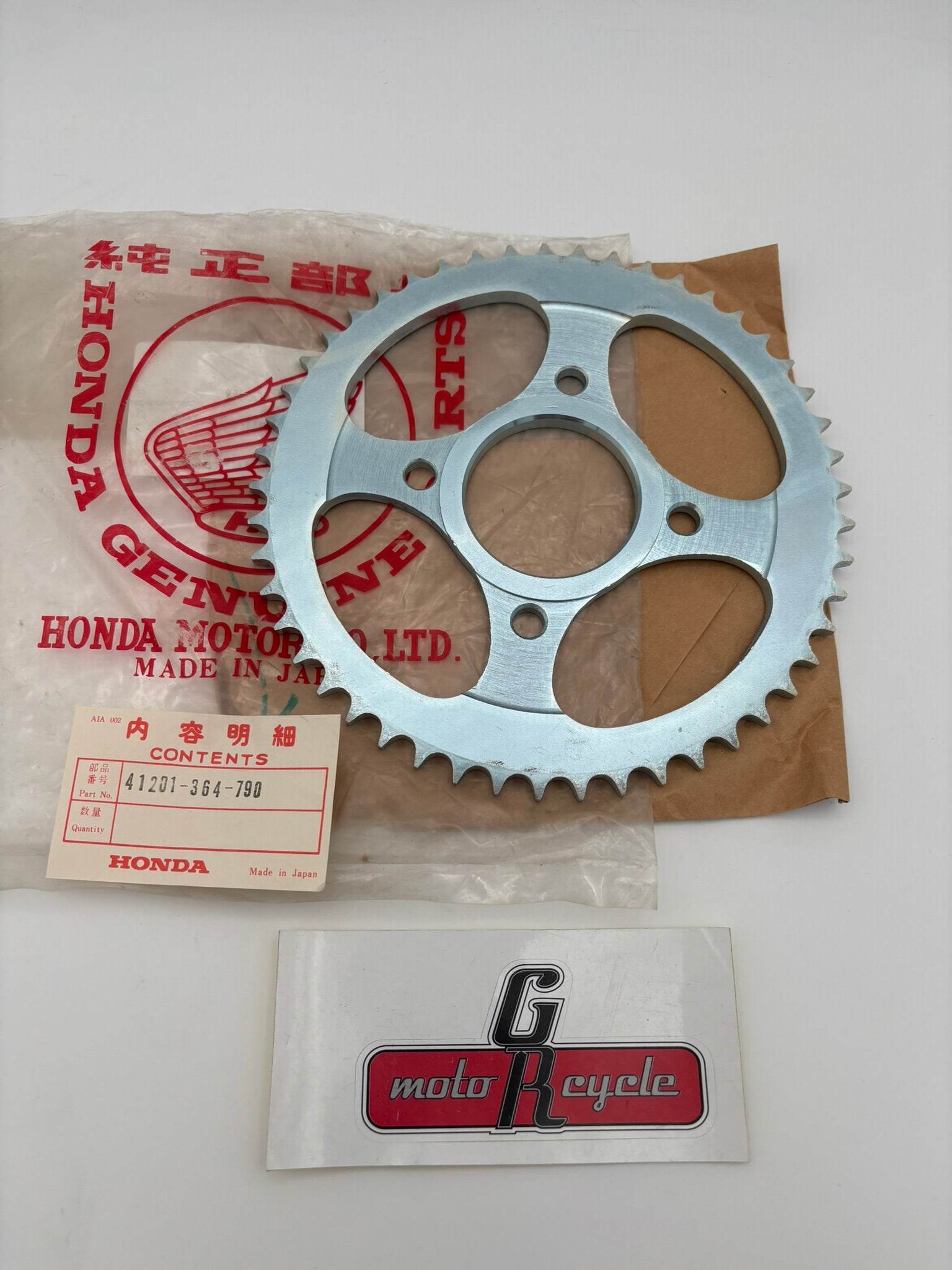 HONDA FINAL DRIVEN SPROCKET 49T 41201-364-790 H139