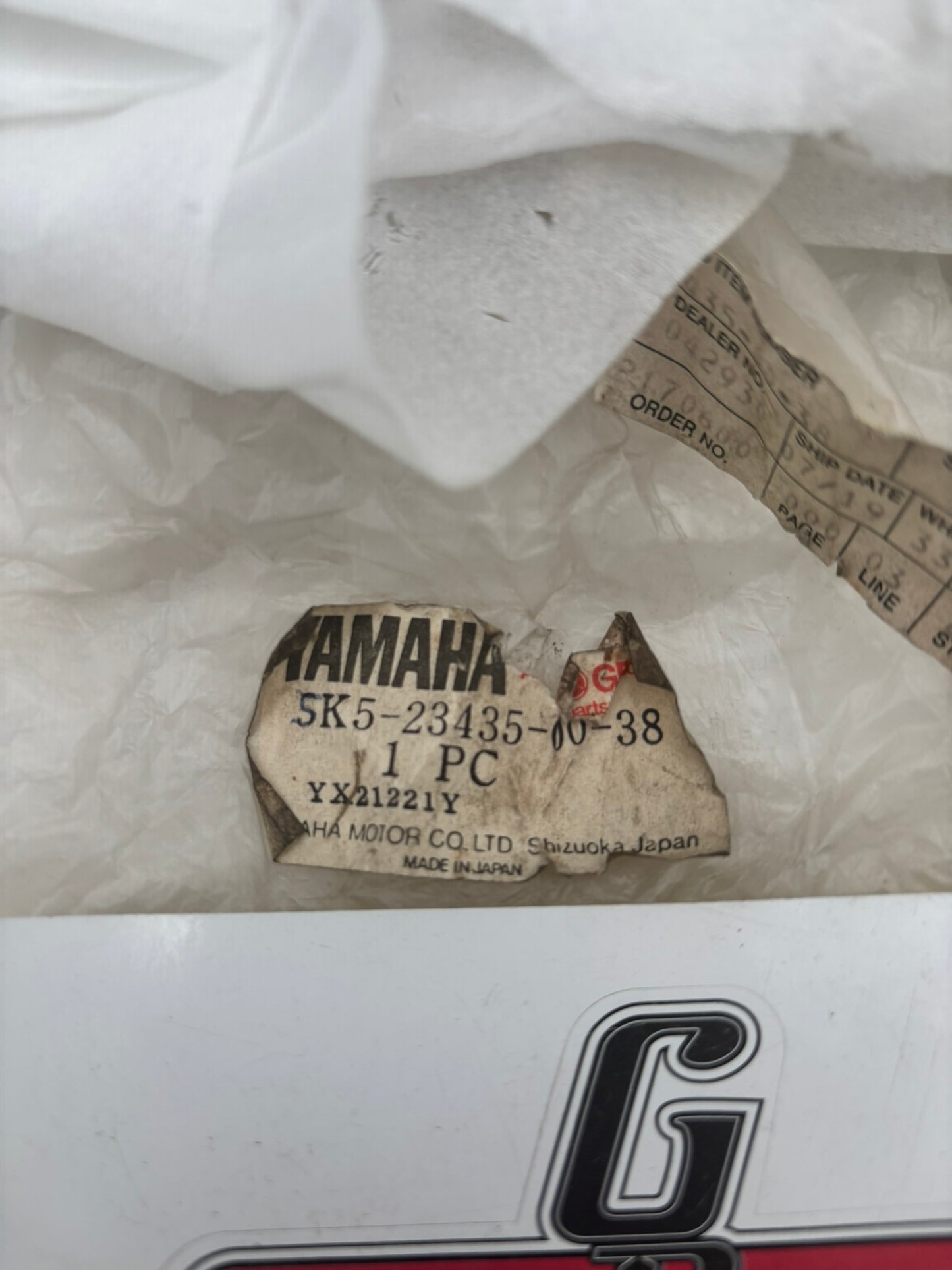 YAMAHA HANDLE CROWN 5K5-23435-00-38 Y14