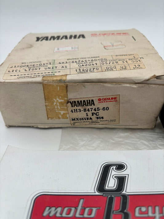 YAMAHA LICENCE LIGHT UNIT (SUB 11H-84745-60-00 2AX-84745-00-00 ) 4H3-84745-60-00 Y14