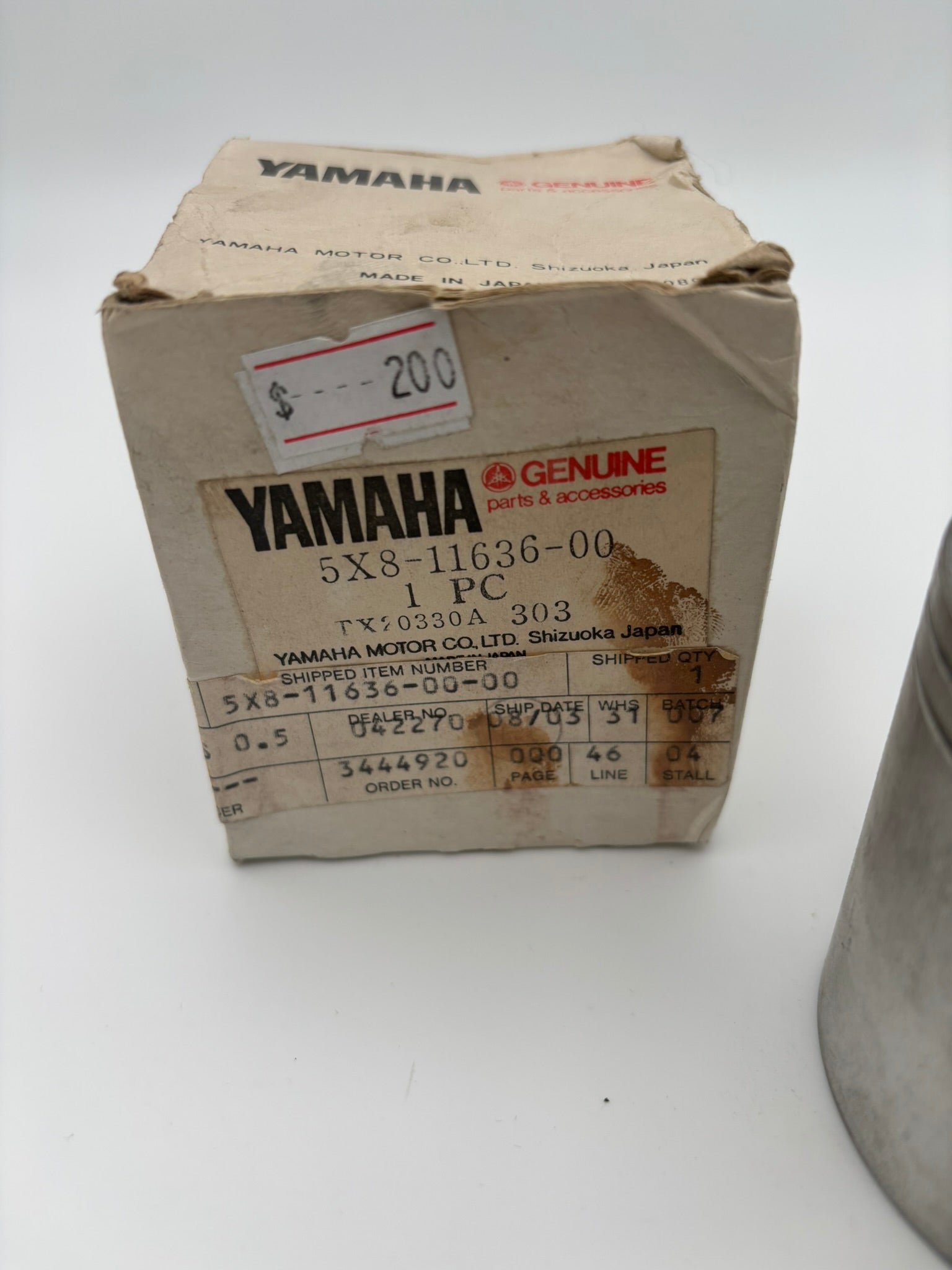 YAMAHA PISTON (0.50MM O/S) 5X8-11636-00-00 Y15