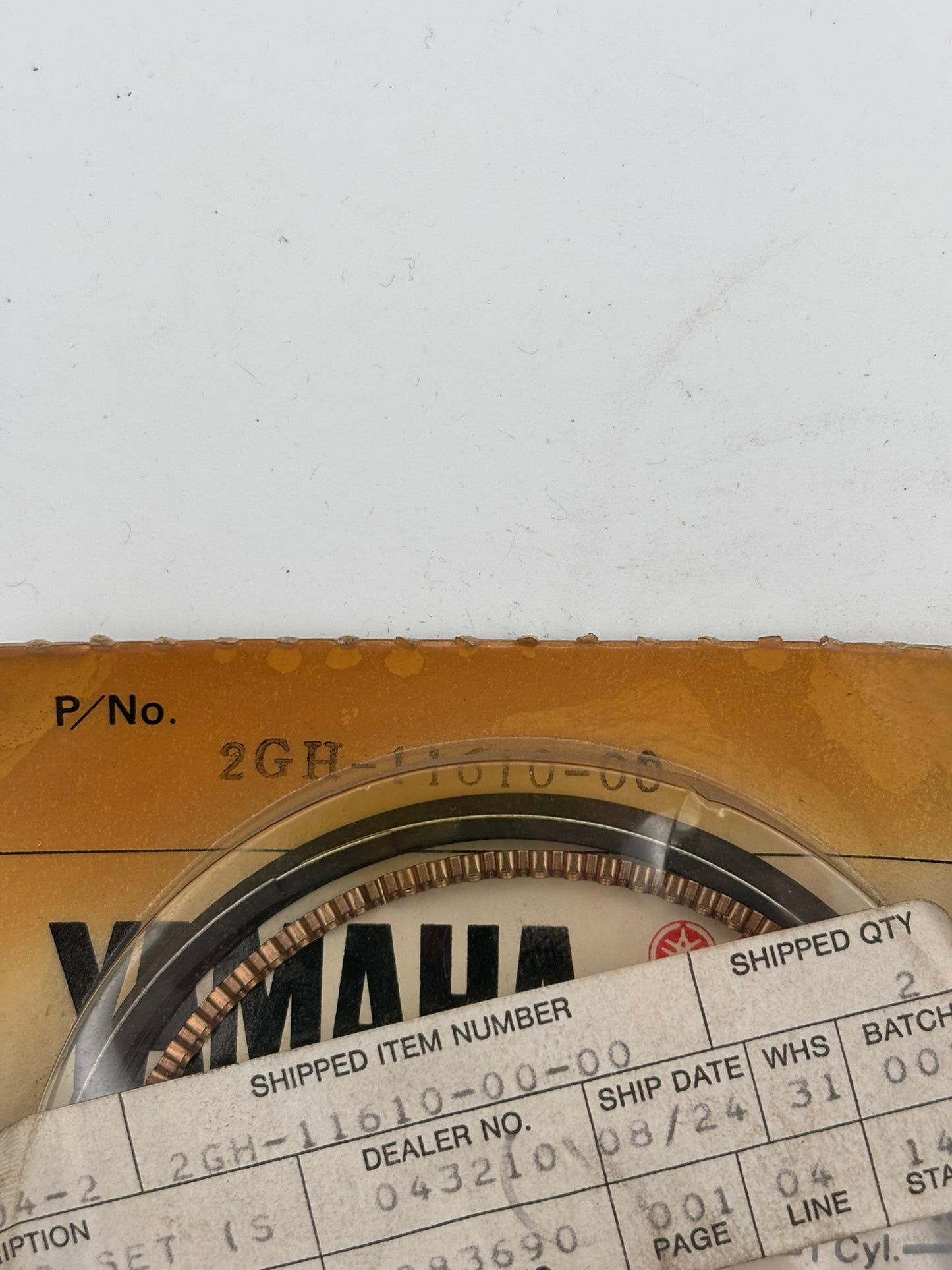 YAMAHA PISTON RING SET (STD) 2GH-11610-00-00 Y16