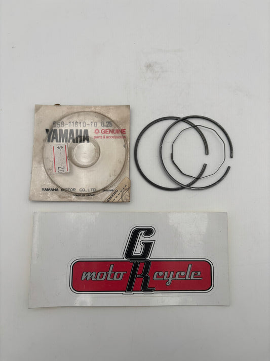 YAMAHA PISTON RING SET (0.25 O/S) 558-11610-10-00 Y32
